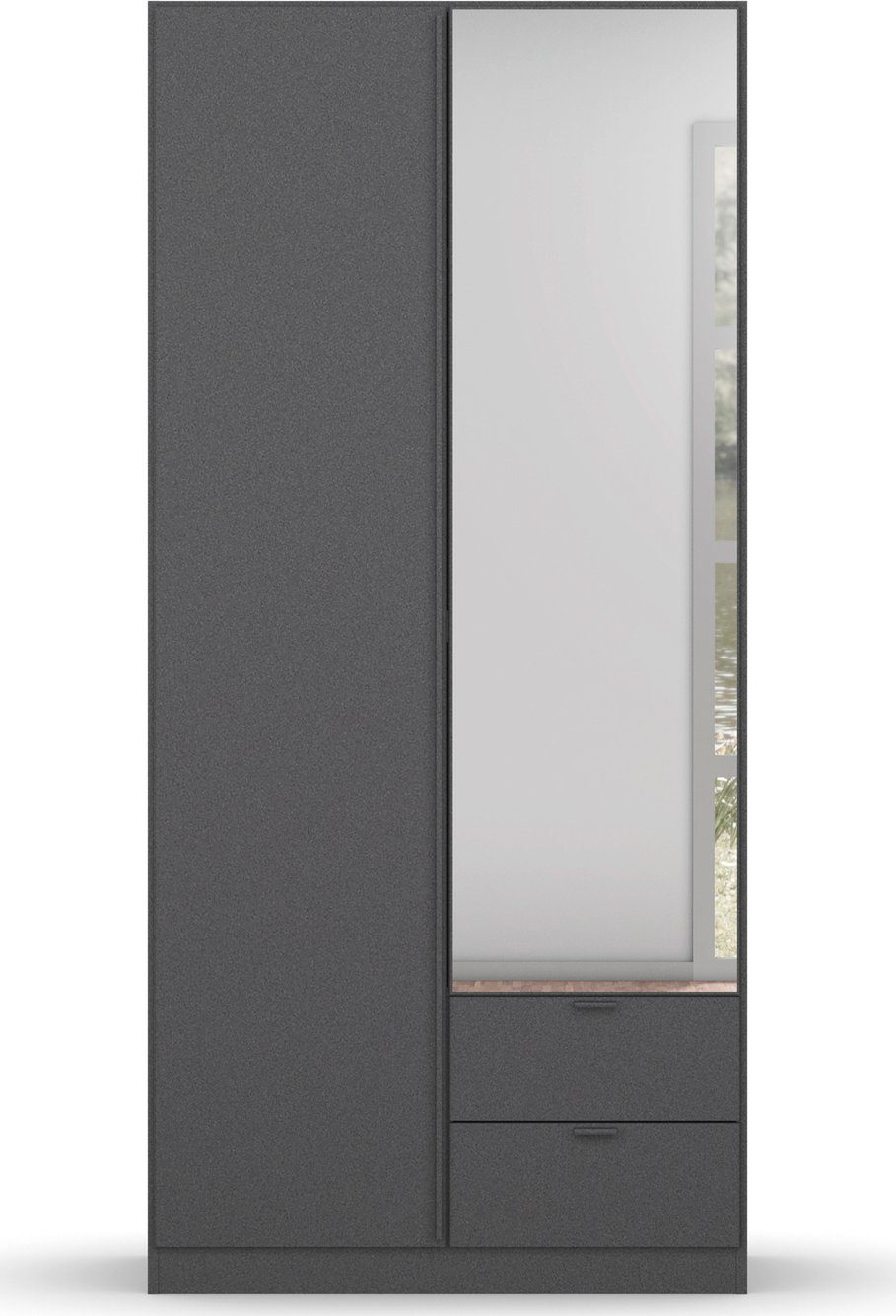 rauch Draaideurkast StyleUp Type eenkleurig met elegante, lange stanggrepen in kastkleur