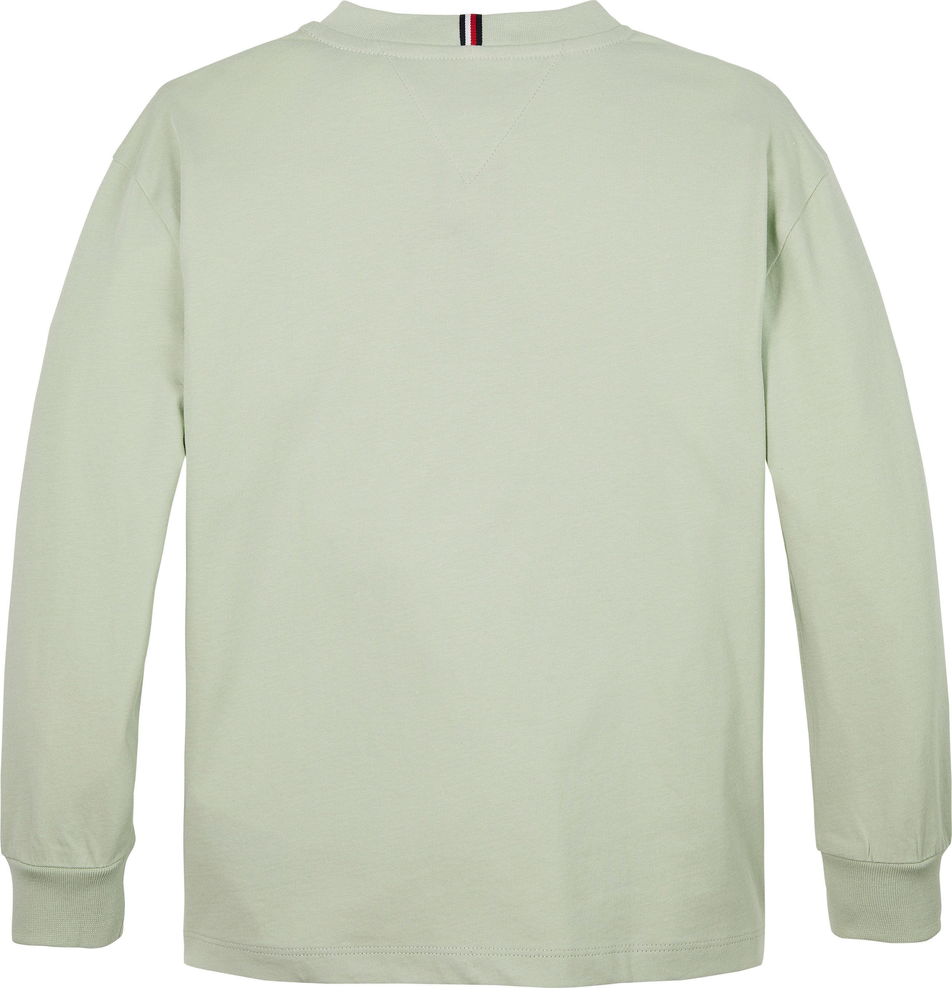 Tommy Hilfiger Shirt met lange mouwen ESSENTIAL T-SHIRT LS voor kinderen tot 16 jaar, merklogo