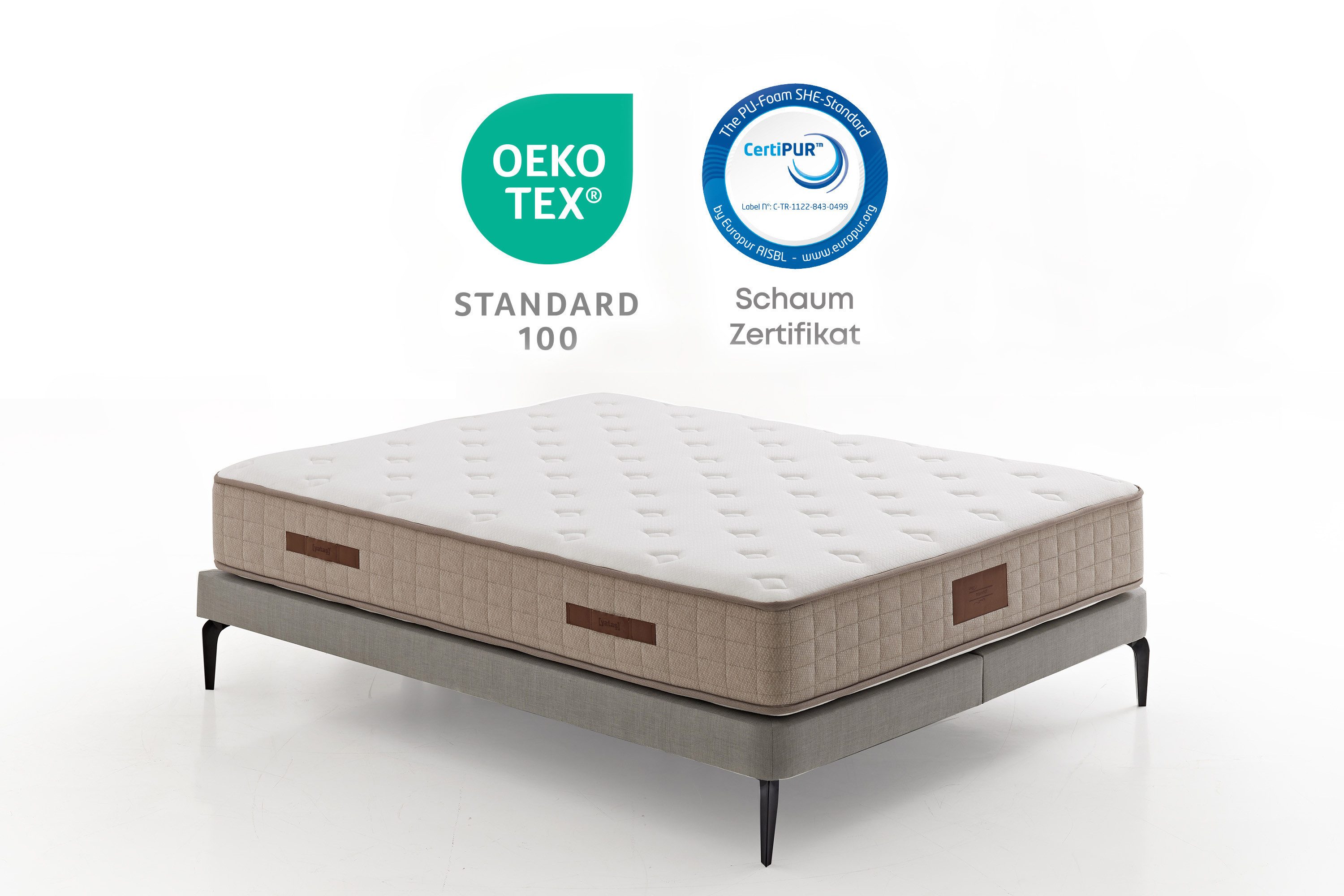 Yatas Pocketveringsmatras Majestät Premium, top-matras met meer dan 1000 4,5-sterrenbeoordelingen hoogte 30 cm