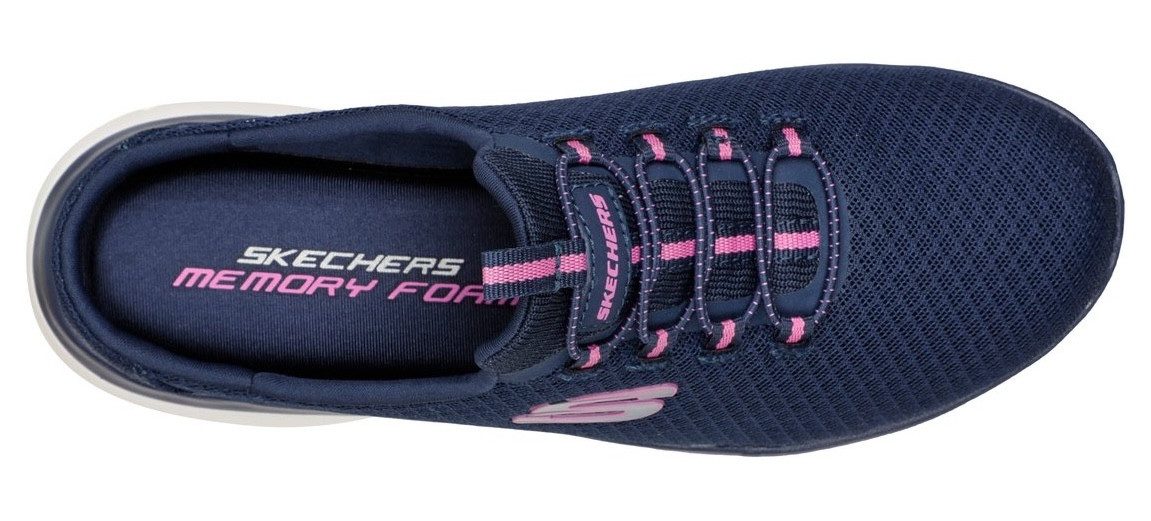 Skechers Sabots SUMMITS SWIFT STEP Zomerschoen, slippers, instapschoen in vegan uitvoering