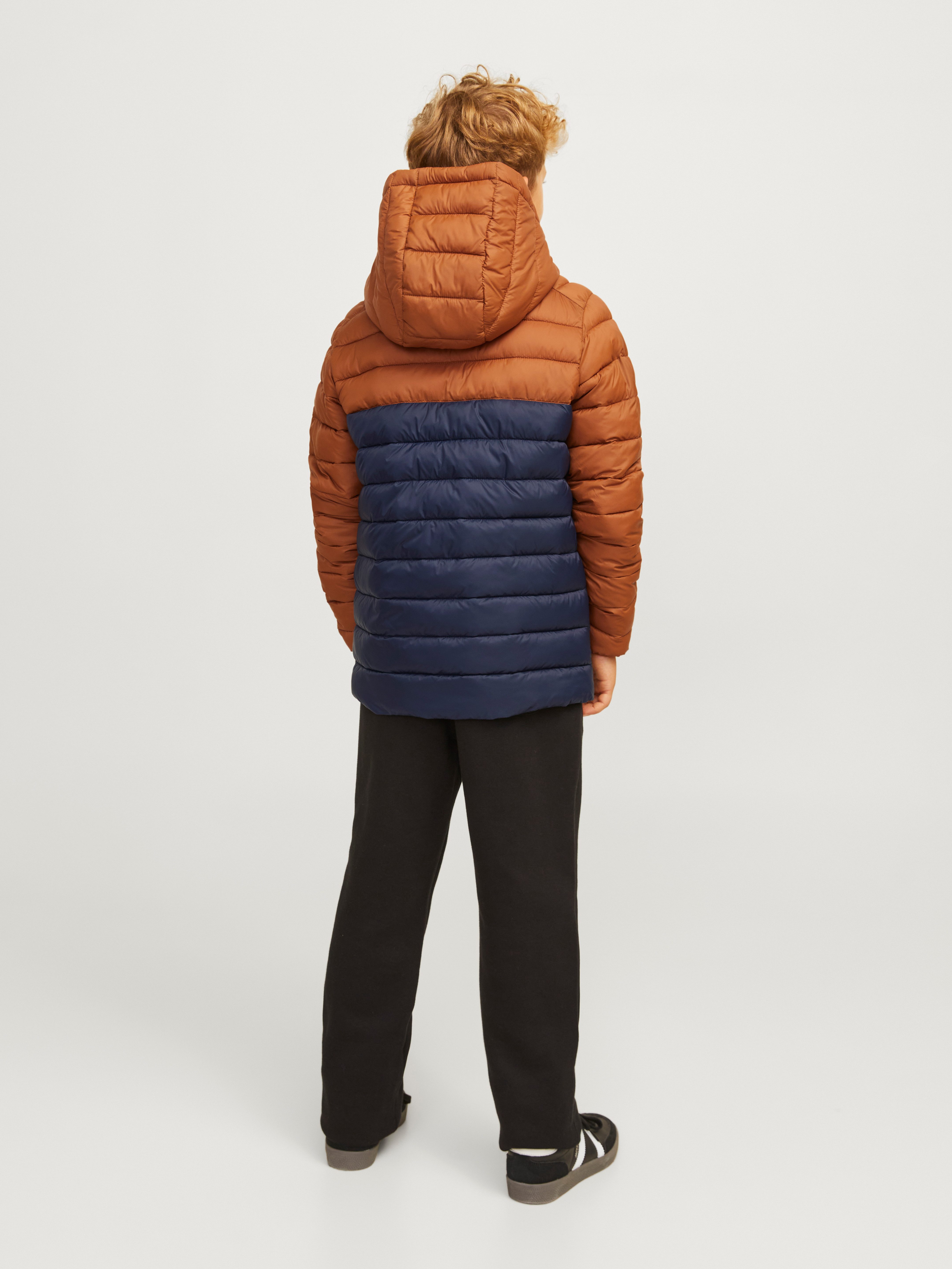 Jack & Jones Junior Gewatteerde jas JJESPRINT PUFFER HOOD NOOS JNR