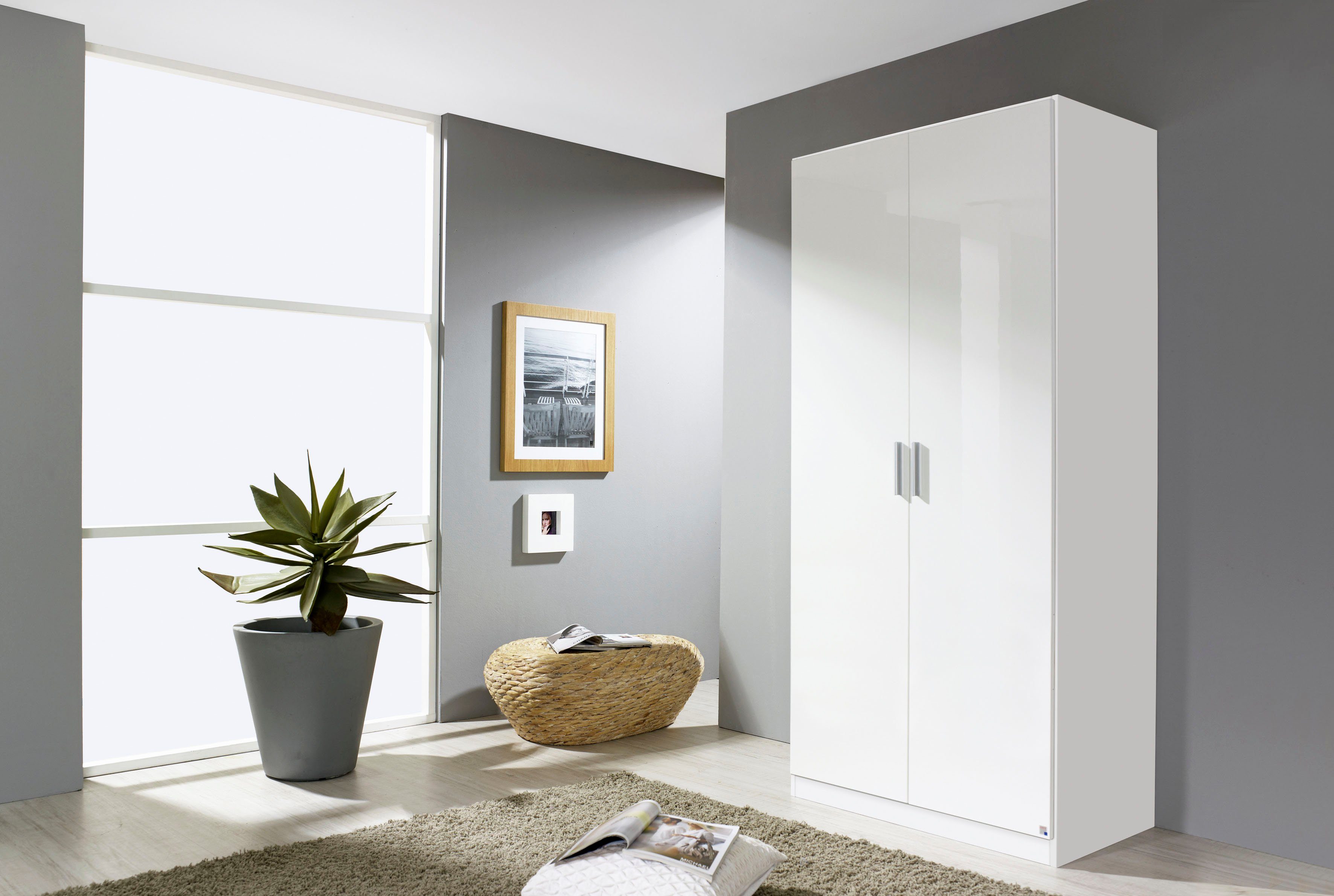 rauch Draaideurkast Kledingkast Kast Garderobe Slaapkamerkast CELLE in 4 breedtes en 2 hoogtes, optioneel met lades made in germany