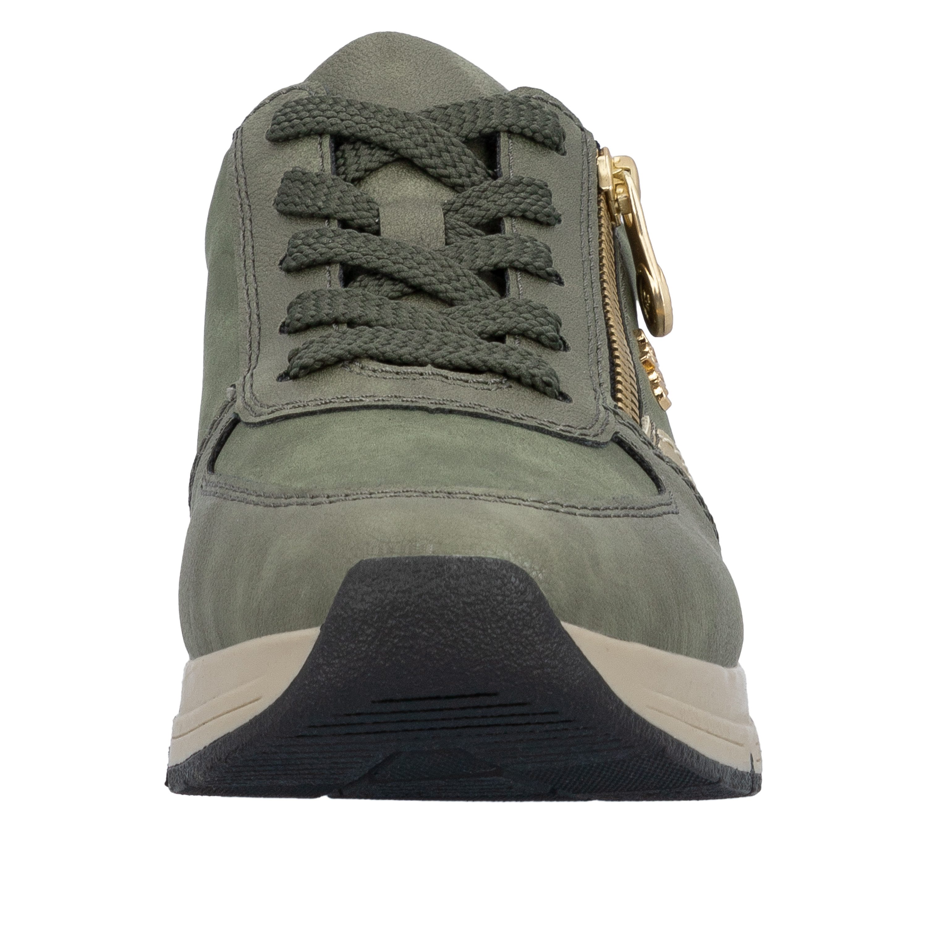 Rieker Sneakers , vrijetijdsschoen, veterschoen, halfschoen met modieuze accenten