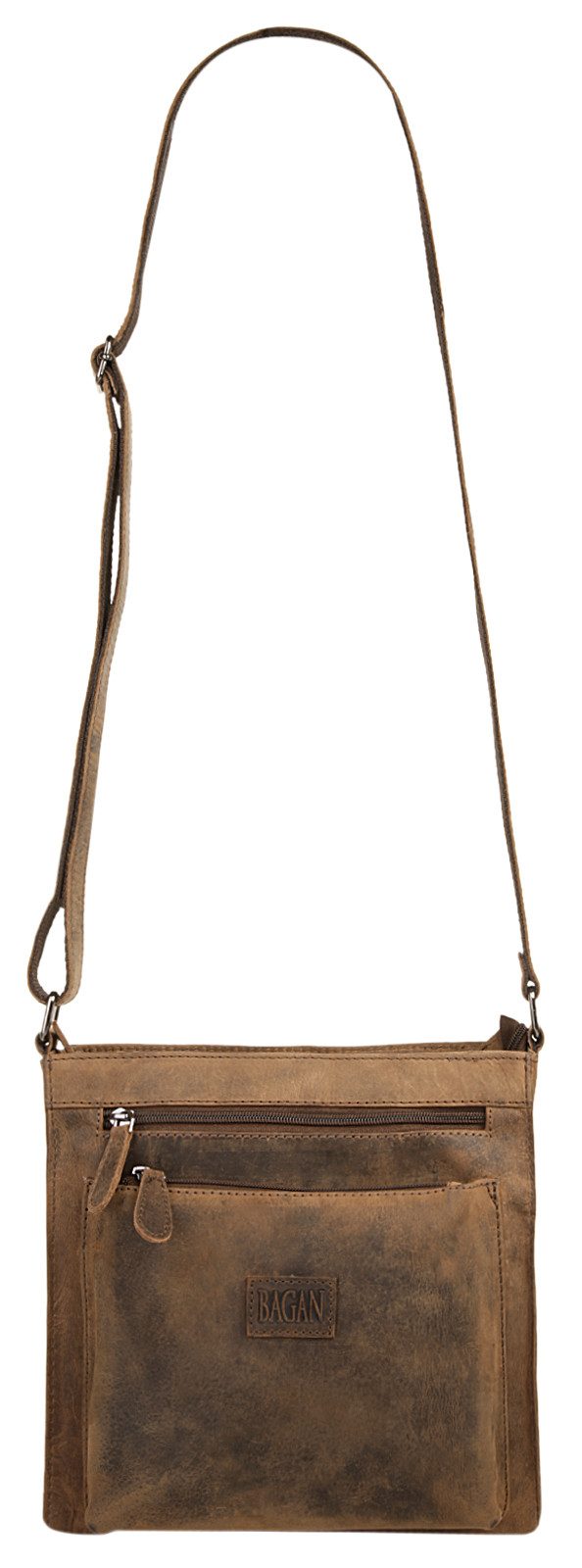 Bagan Schoudertas echt leder