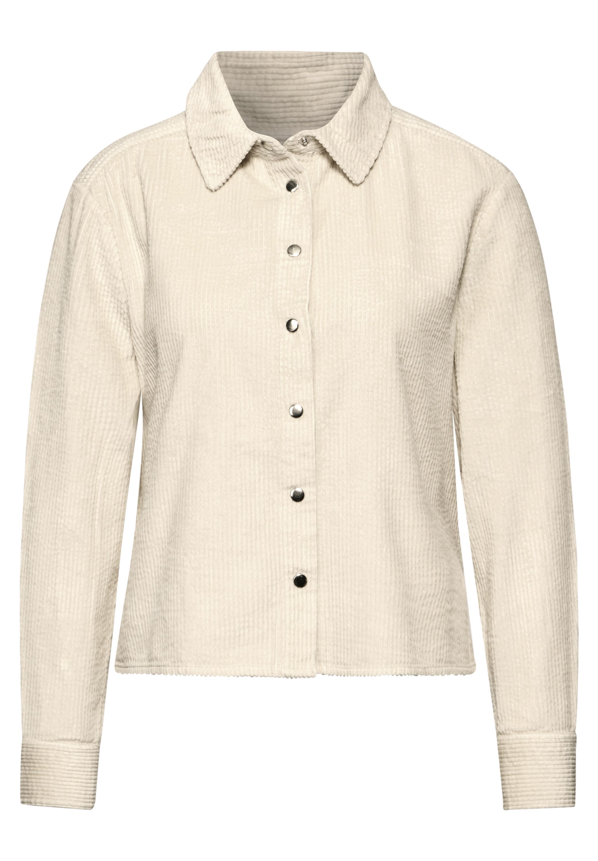 STREET ONE Blouse met lange mouwen in kort model