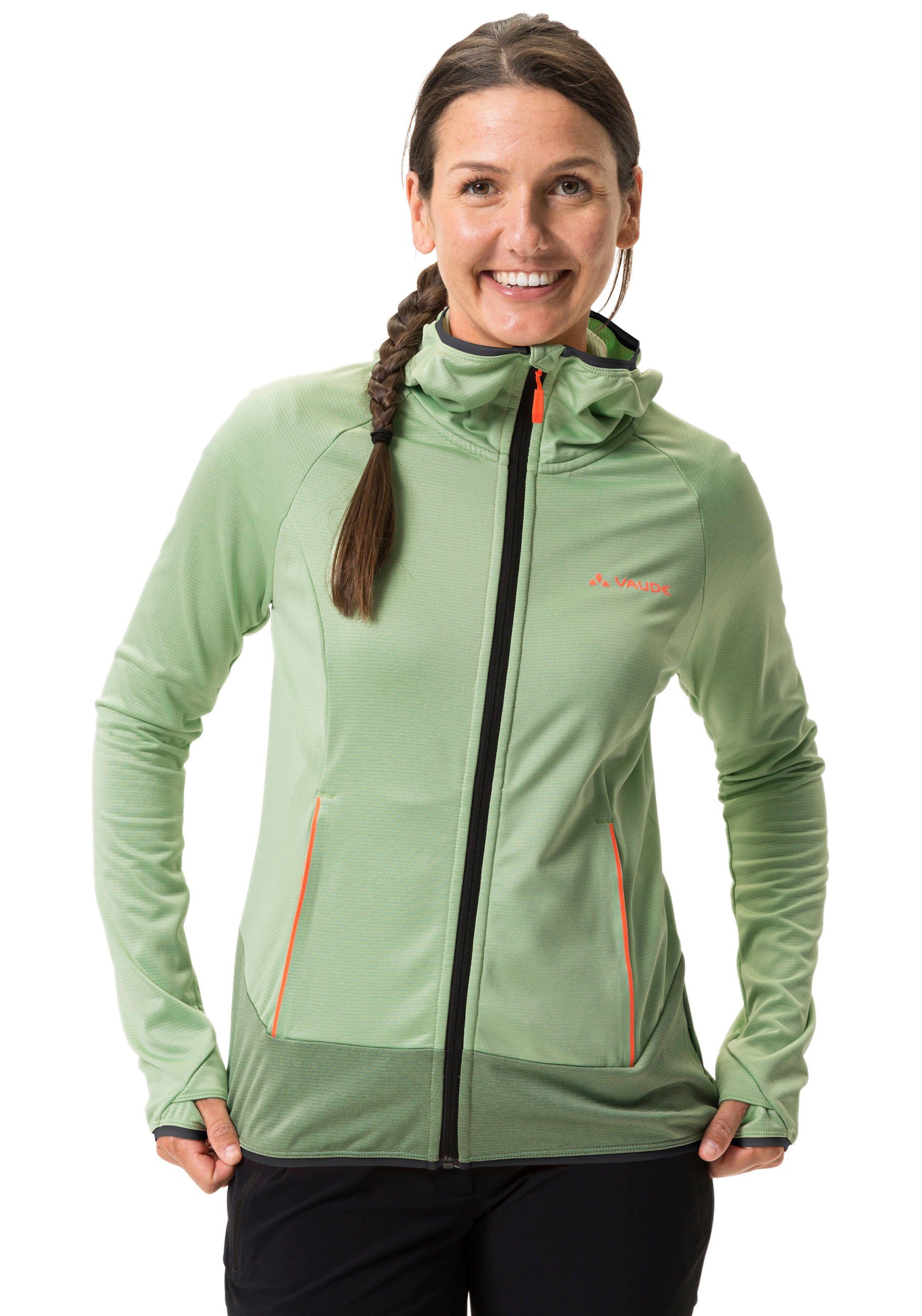VAUDE Fleecejack WOMEN'S TEKOA FLEECE JACKET II dames fleece vesten maat 46 groen
