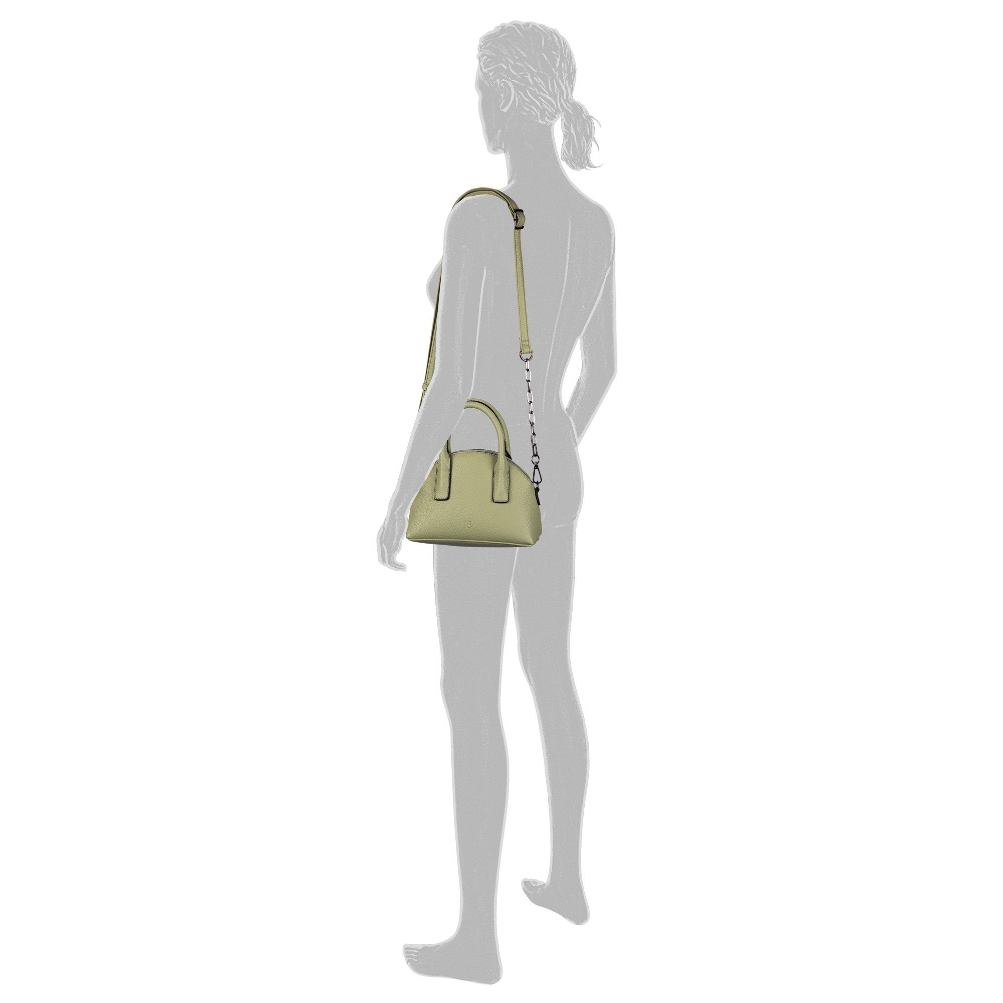 Tom Tailor Denim Shopper Licia van nerf imitatieleer in moderne avant-gardistische vorm