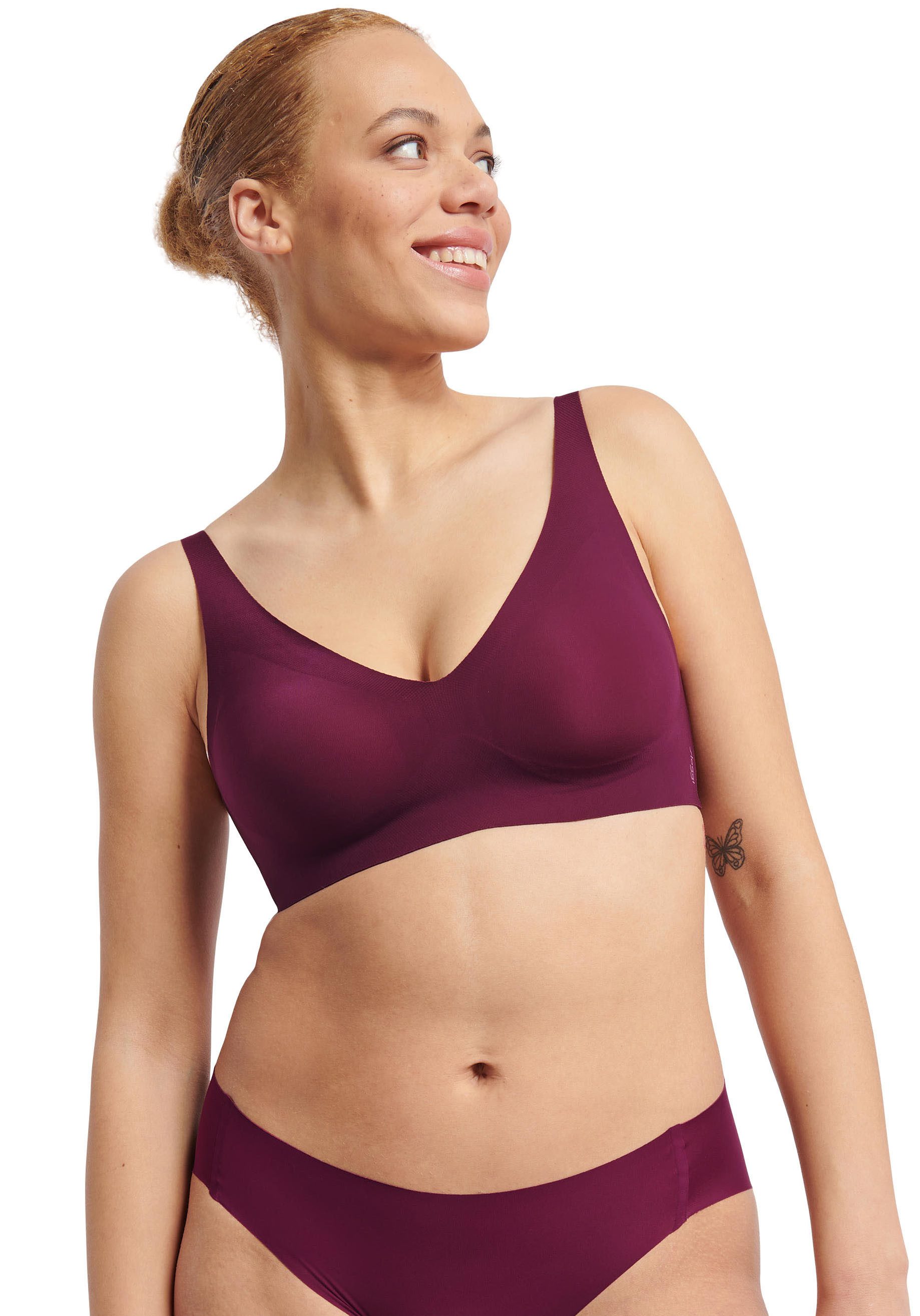 NU 20% KORTING: Sloggi Bh zonder beugels ZERO Feel 2.0 Soft bra