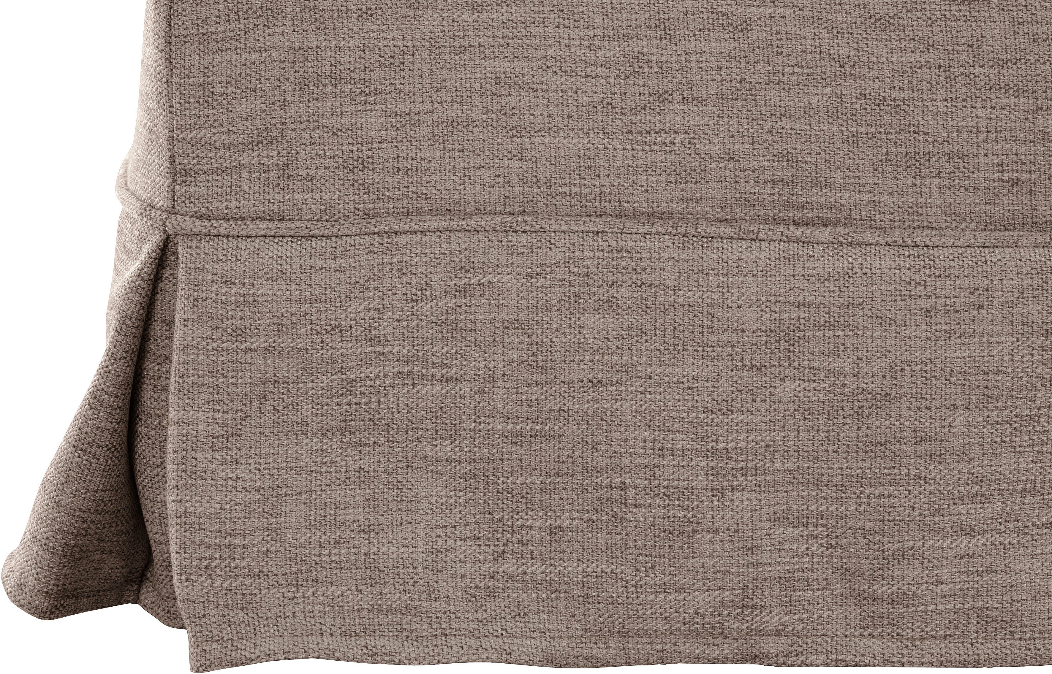 Home affaire Hocker Shadmoor Hoezen-look, in uni of met bloemenprint, passend bij de Shadmoor-serie