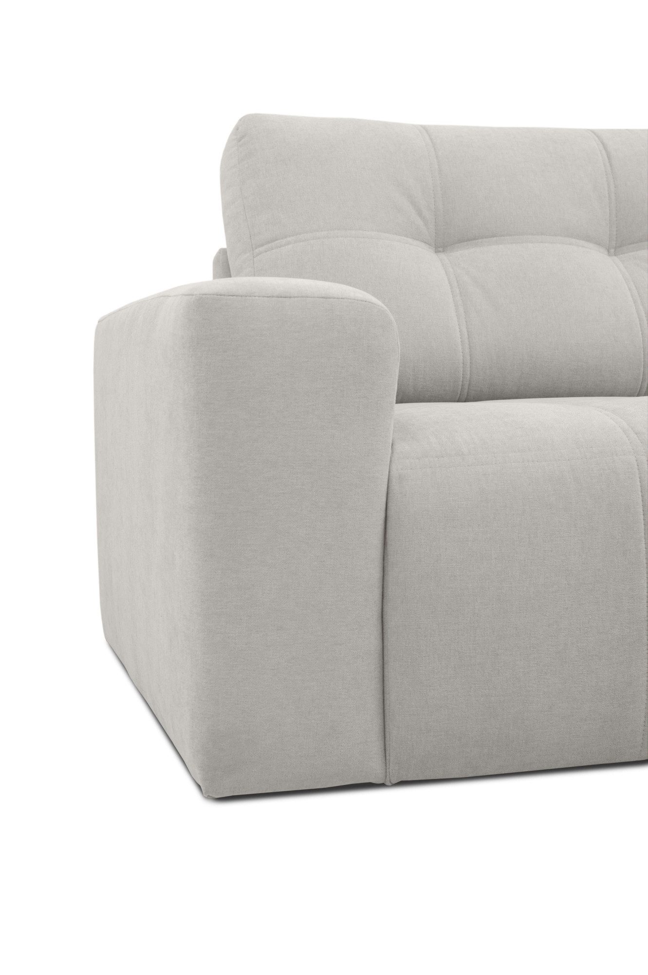 Home affaire Hoekbank Turnon, Lounge-sofa, Breite 221 cm Chenille, met knoop- en dubbele stiksels, elegante uitstraling