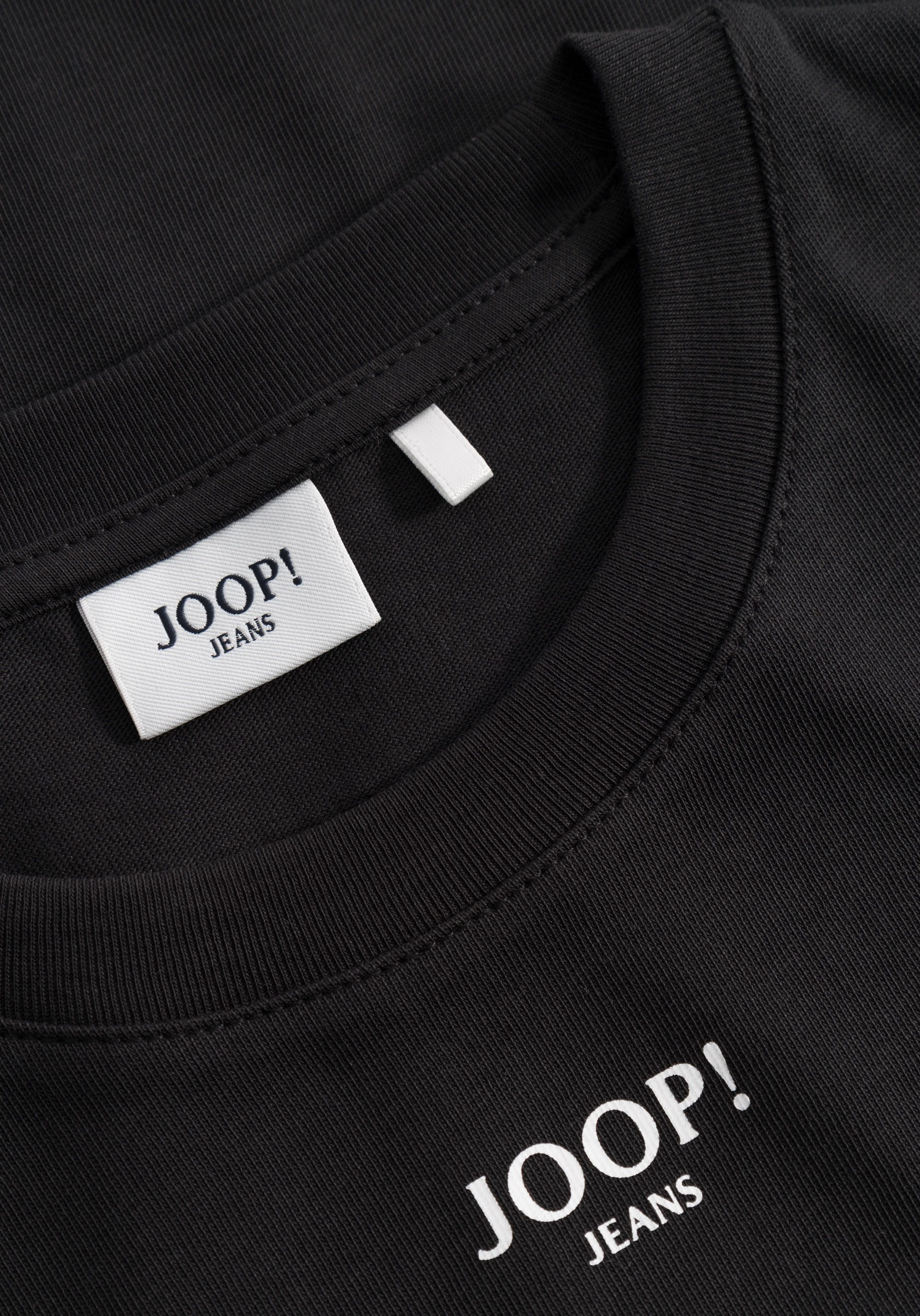 Joop Jeans Shirt met ronde hals Taky in cropped lengte