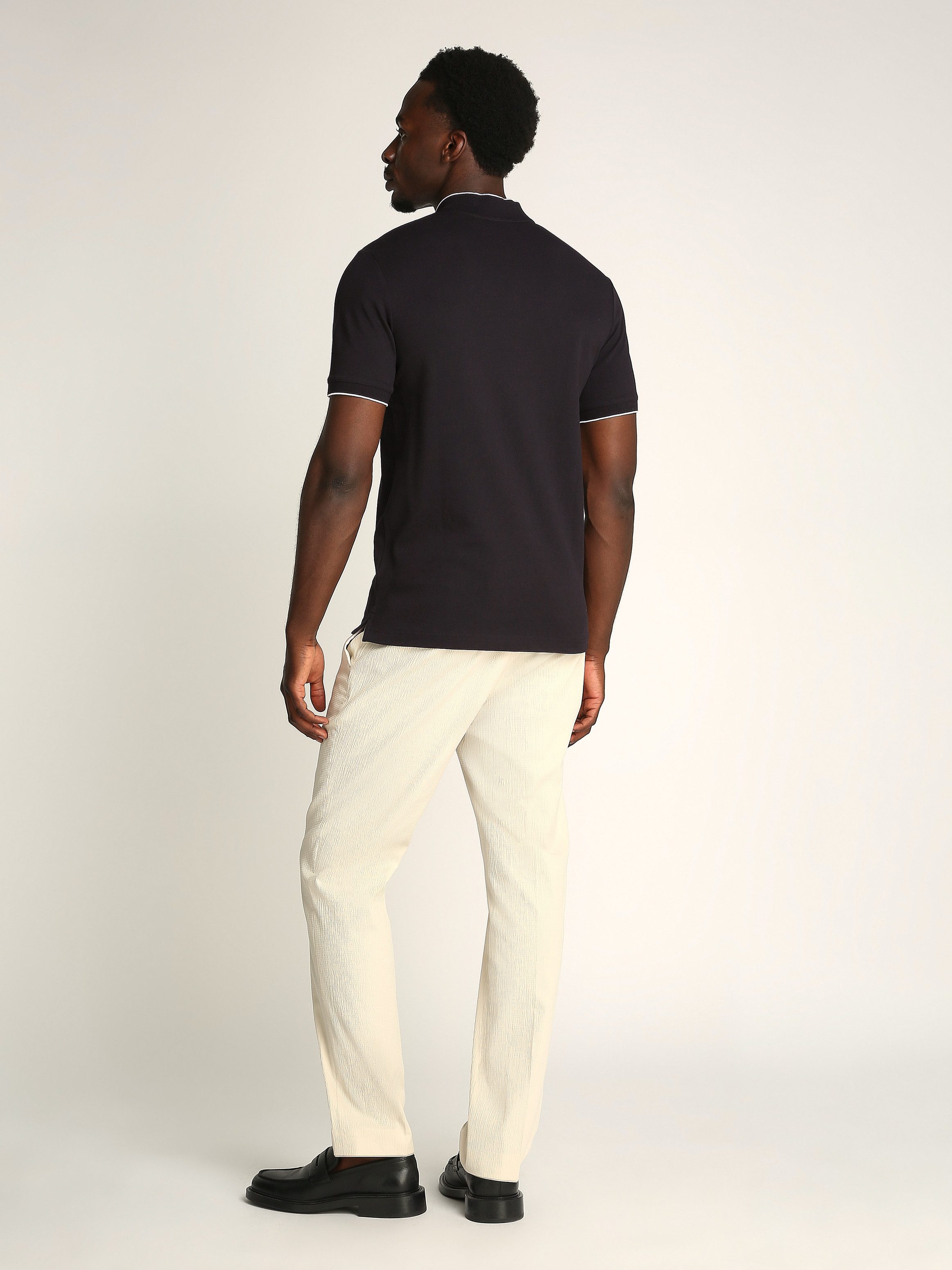 Calvin Klein Poloshirt STRETCH PIQUE STAND COLLAR POLO