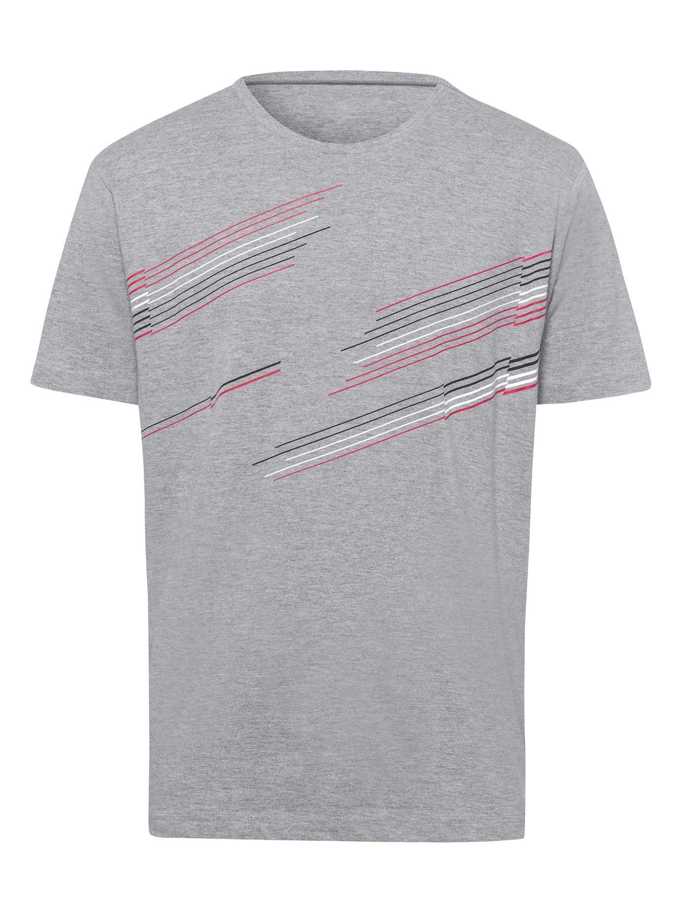 Classic Shirt met ronde hals Vrijetijdsshirt (1-delig)