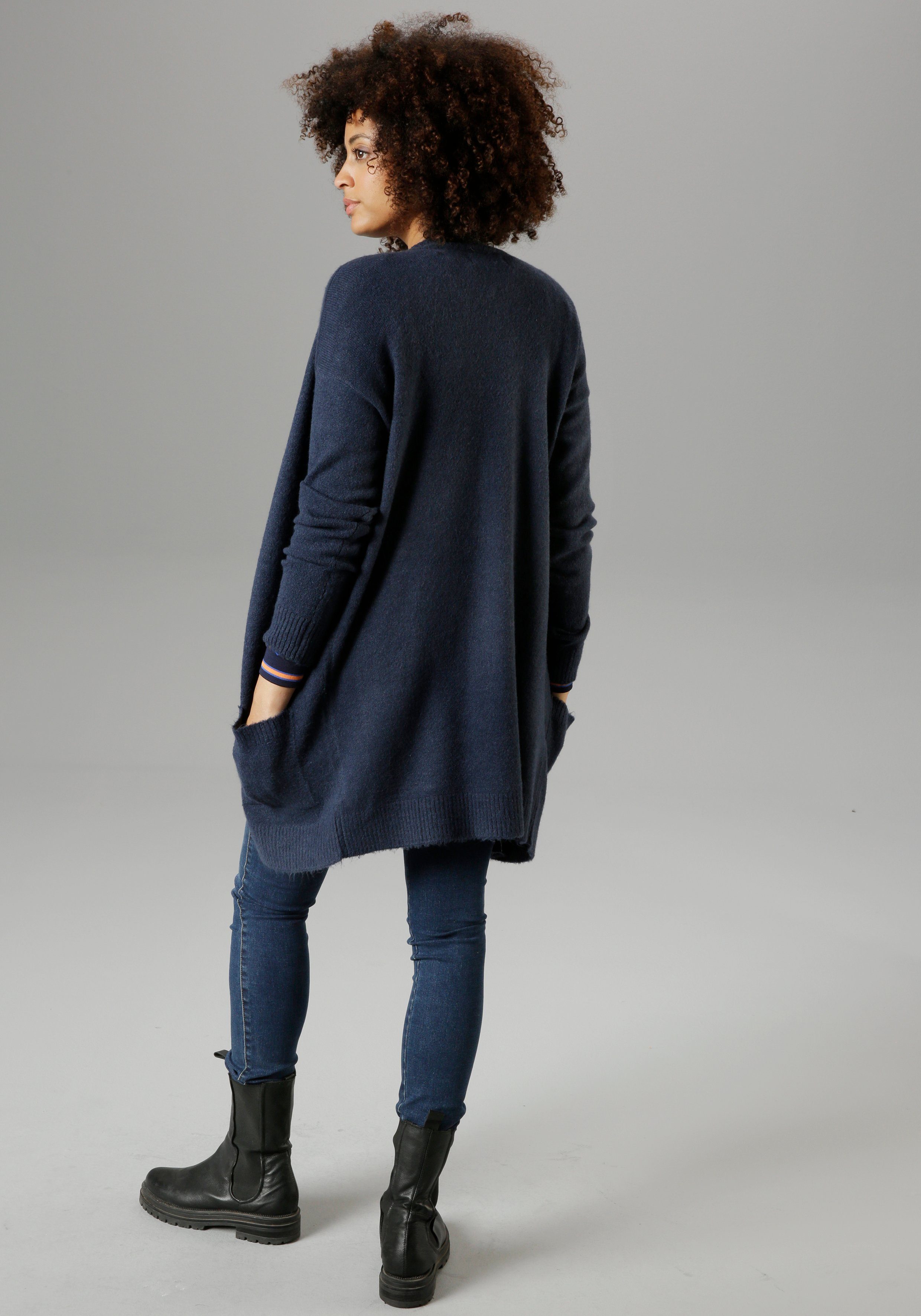 Aniston SELECTED Lang vest met opgestikte zakken