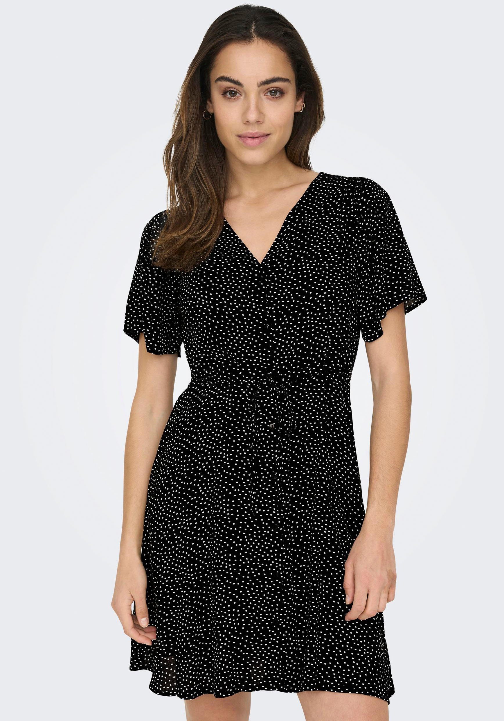 Only Mini-jurk ONLEVIDA S/S SHORT DRESS WVN NOOS