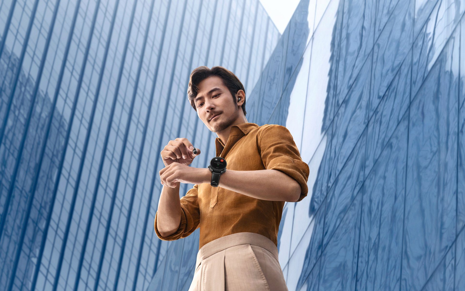 Huawei Smartwatch WATCH Buds Hoofdtelefoon en smartwatch in een