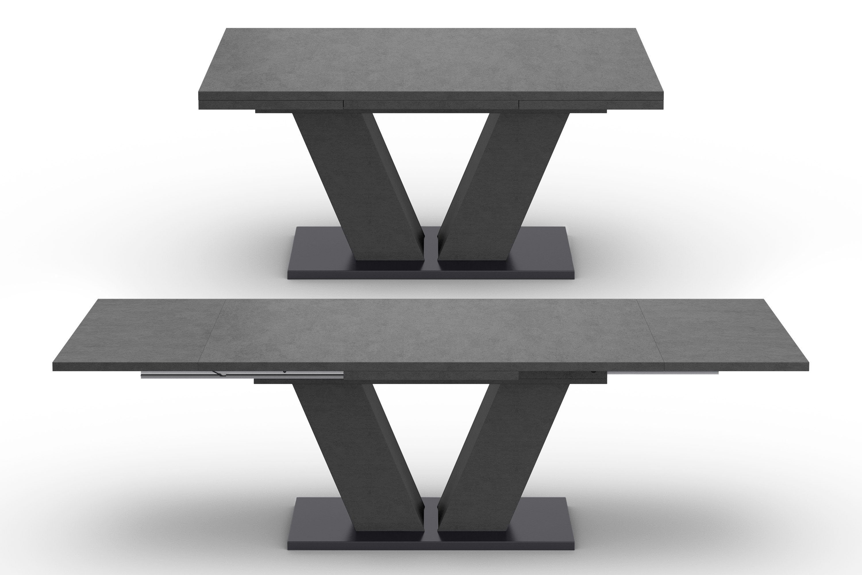 Mäusbacher Eettafel Comfort tafel TOPSELLER! Mäusbacher eettafel met V-frame en bodemplaat