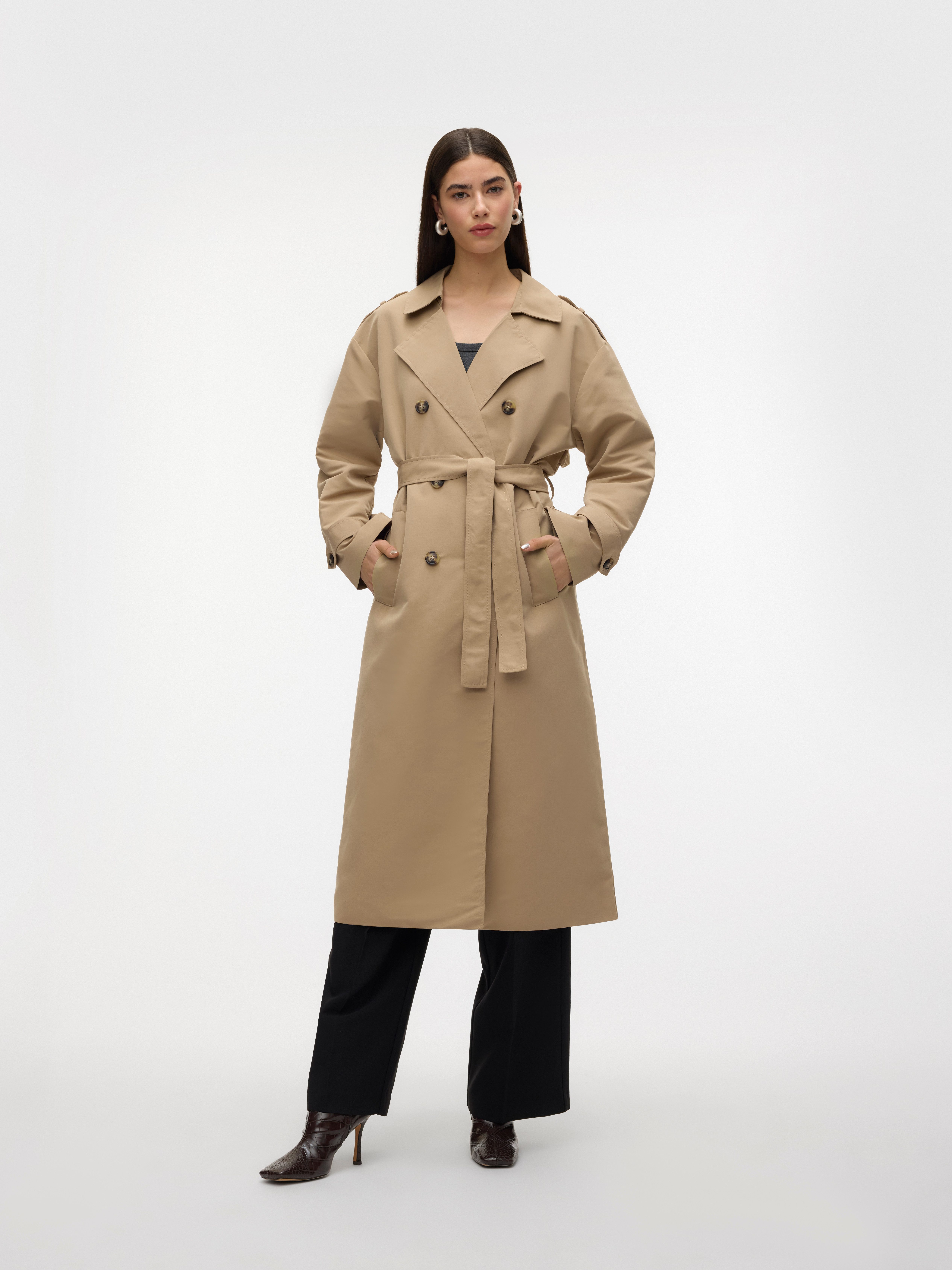 Vero Moda Trenchcoat VMCHLOE LONG TRENCHCOAT GA NOOS
