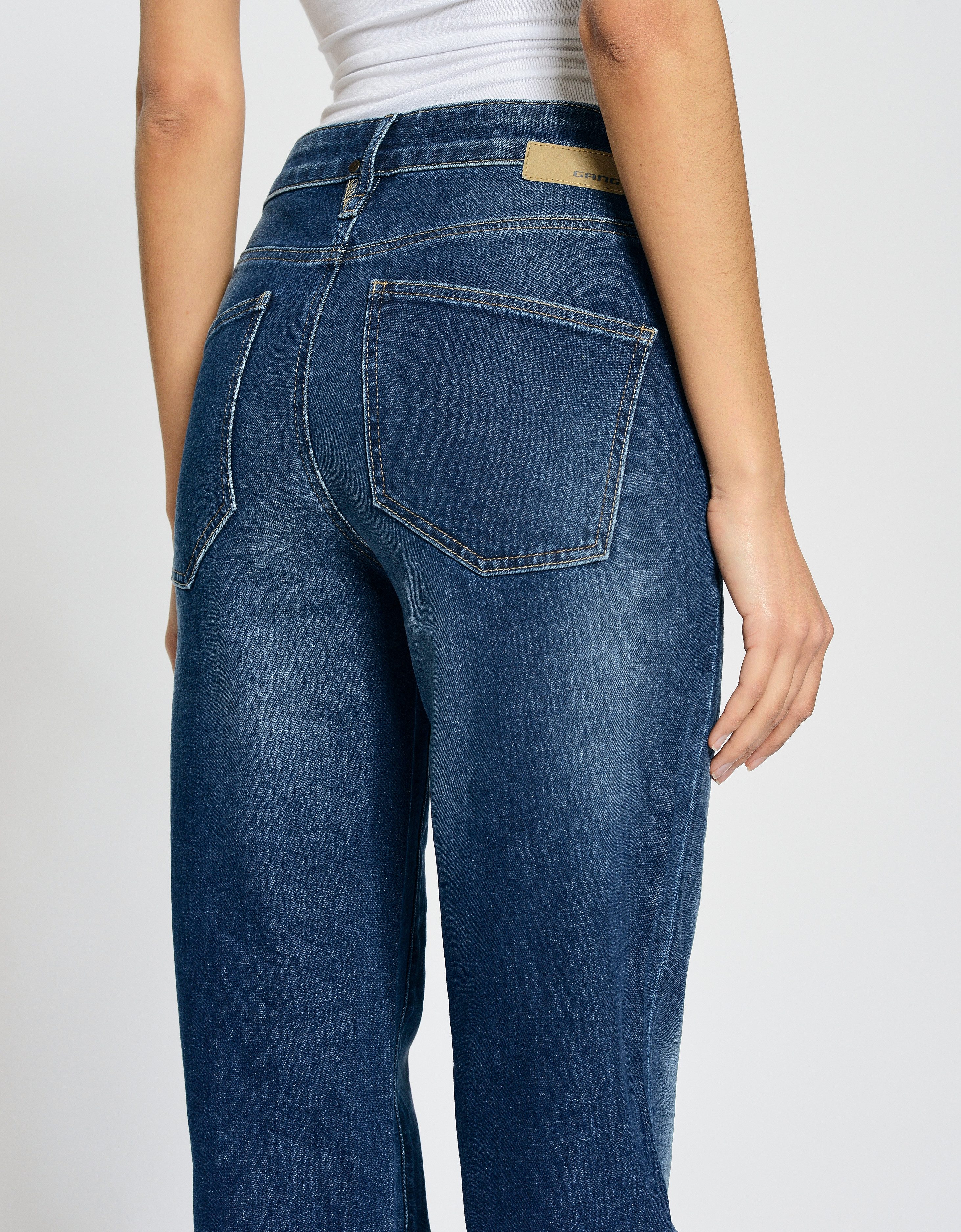 GANG Straight jeans 94SOLEY exclusief ontwerp zonder opgerolde pijpen