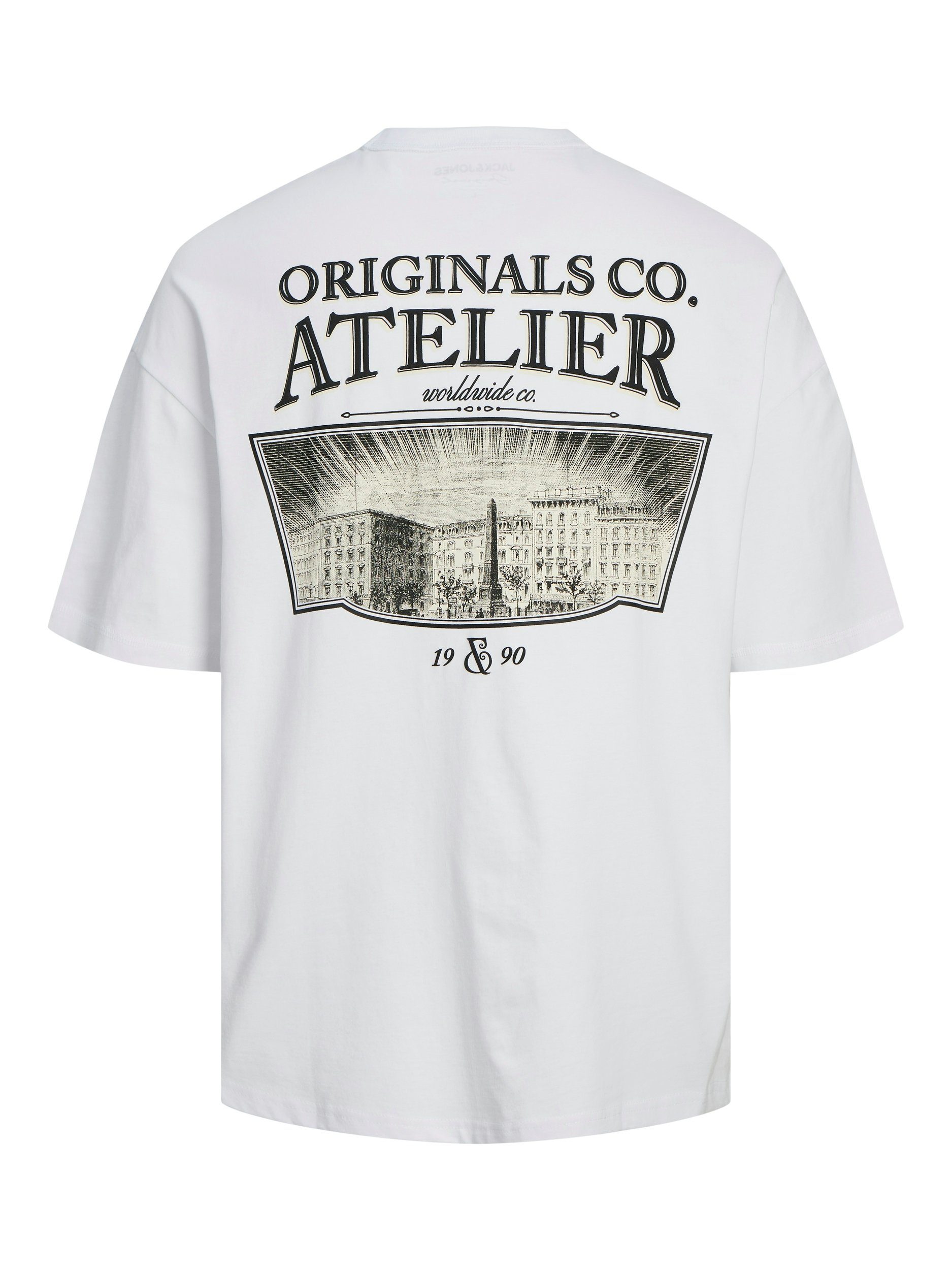 Jack & Jones Shirt met korte mouwen JORSANTORINI GRAPHIC TEE SS CREW NECK SN