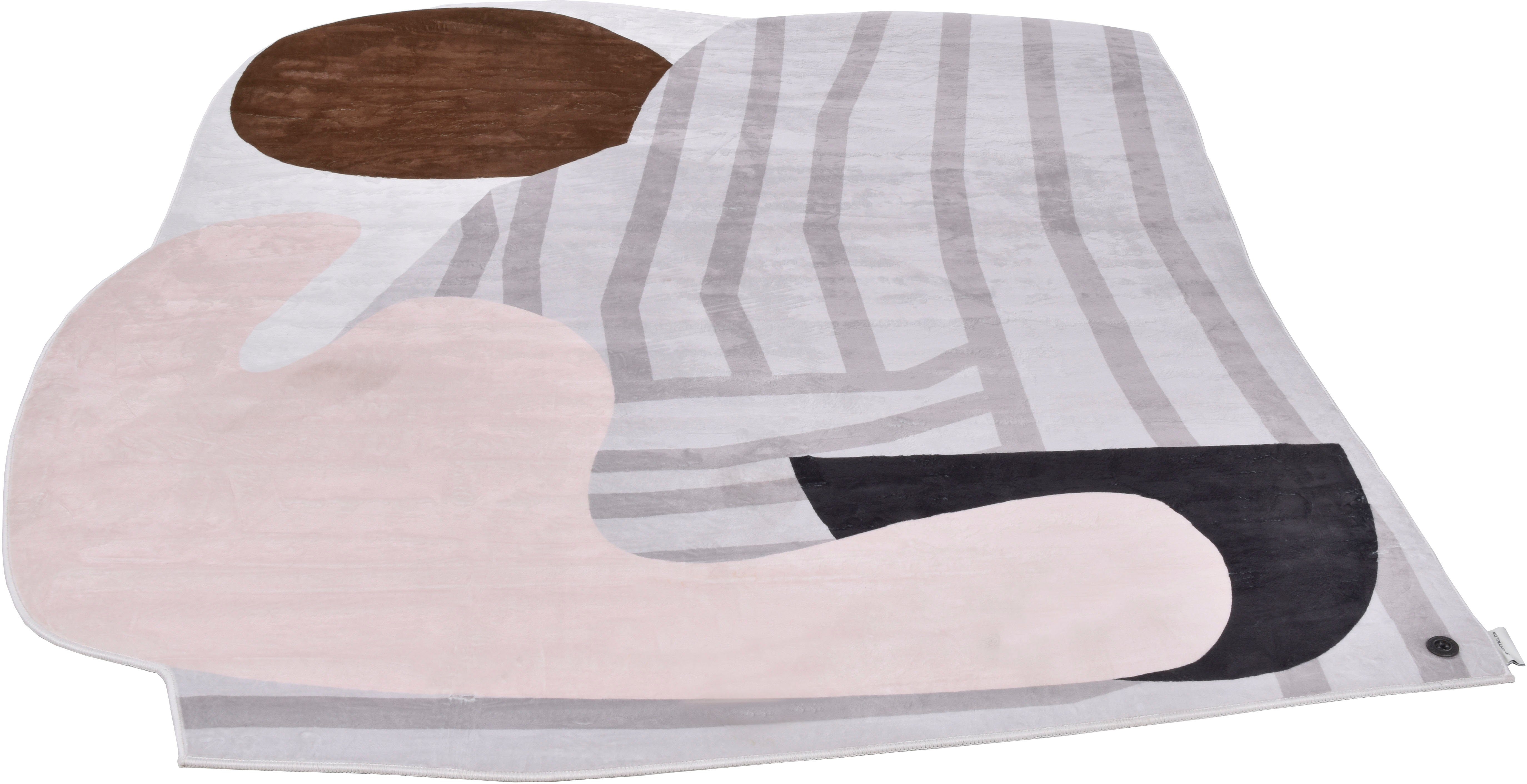 TOM TAILOR HOME Vloerkleed Shapes - SEVEN Korte pool, gedessineerd, modern design