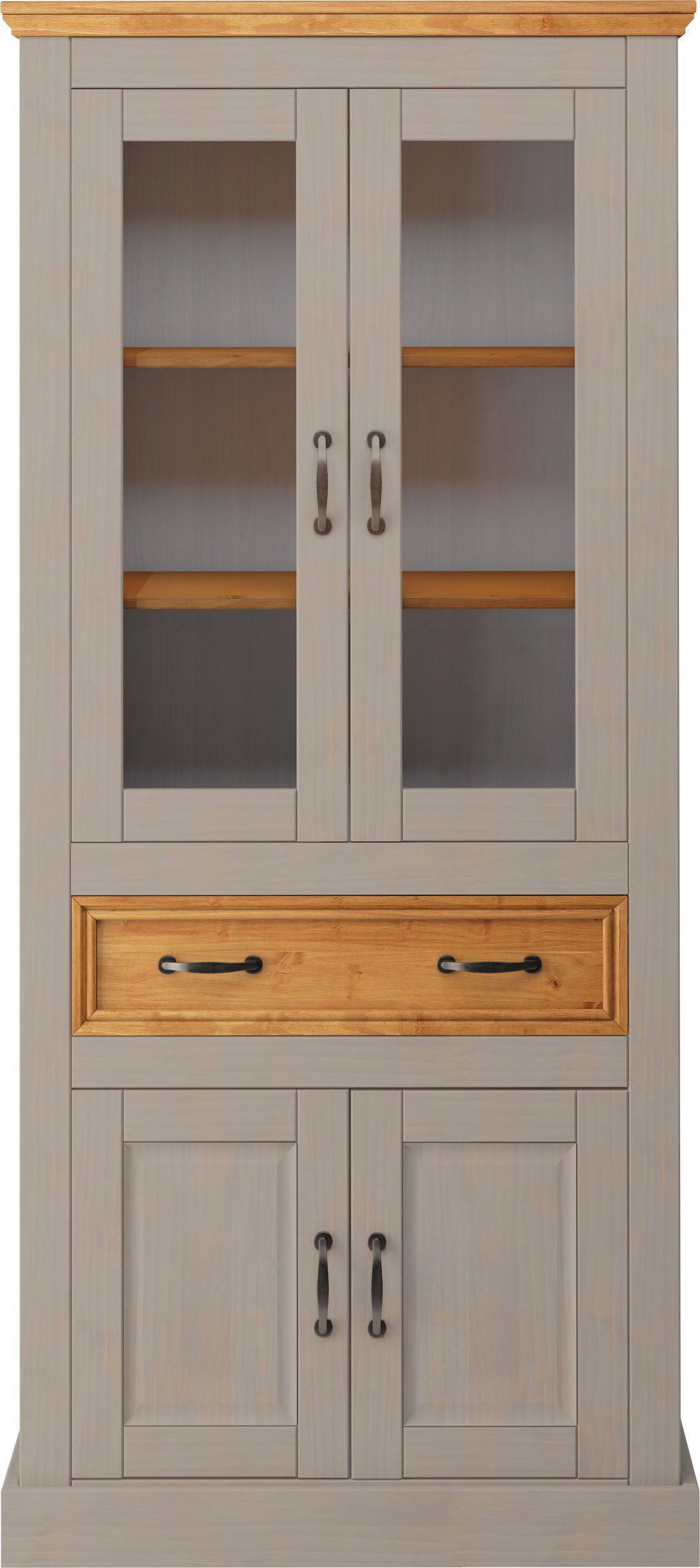 Home affaire Vitrinekast Selma Hoogte 180 cm (2-deurs)