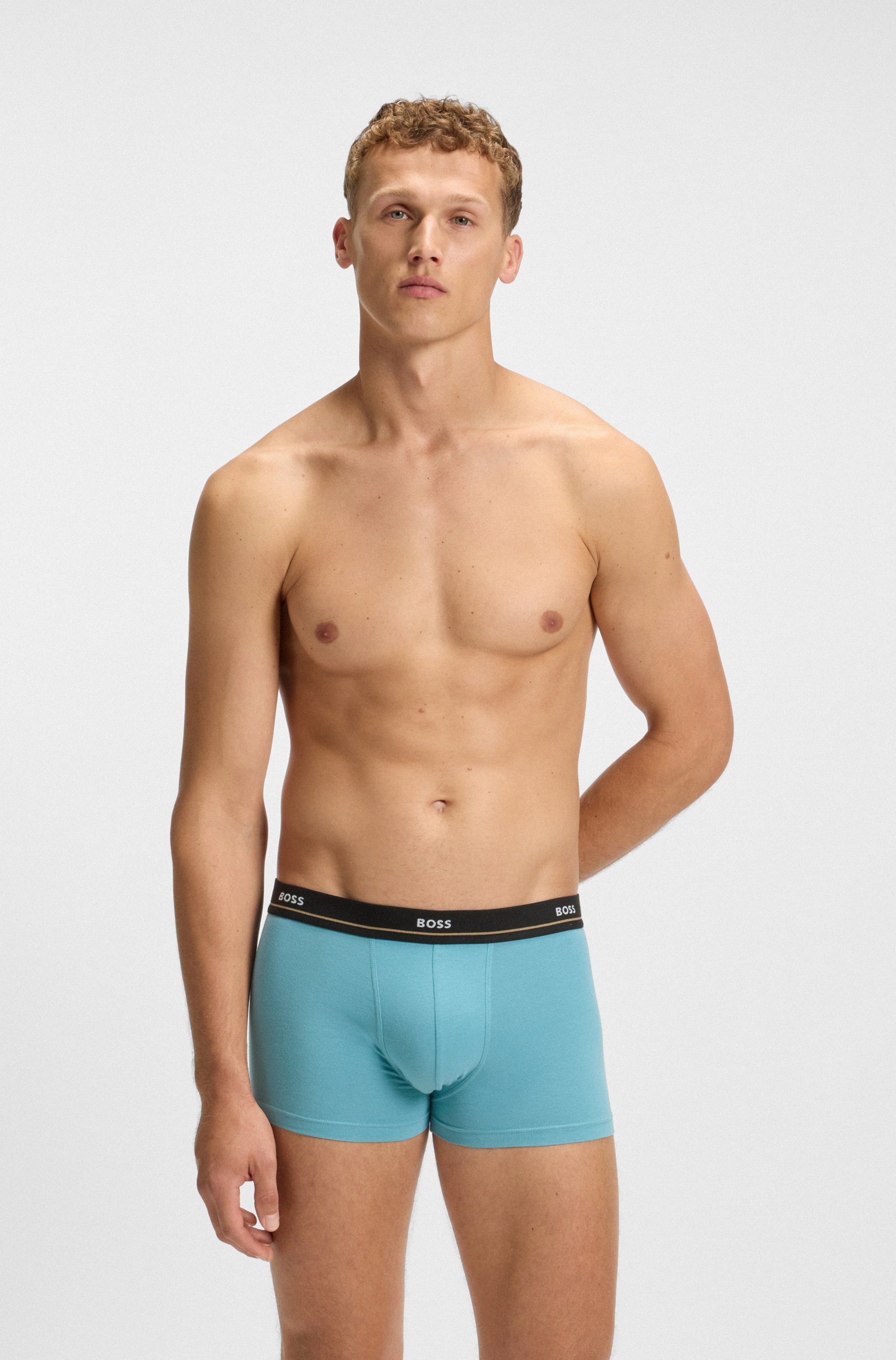 BOSS Trunk 5P Essential met elastische taille (set, 5 stuks, 5er)