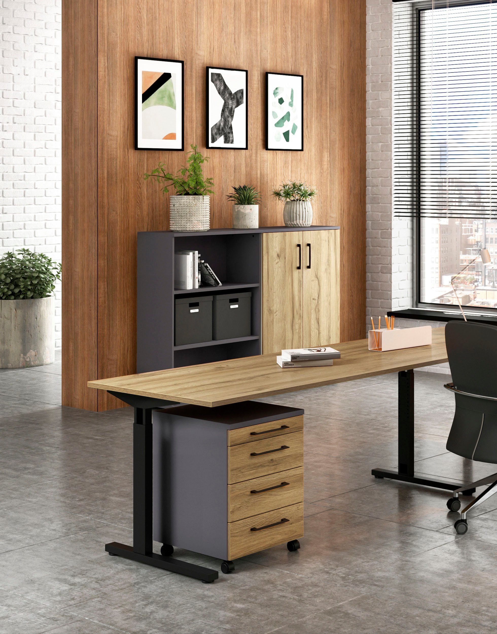 GERMANIA Set kantoormeubelen GW-Profi 3.0 (set, 4-delig)
