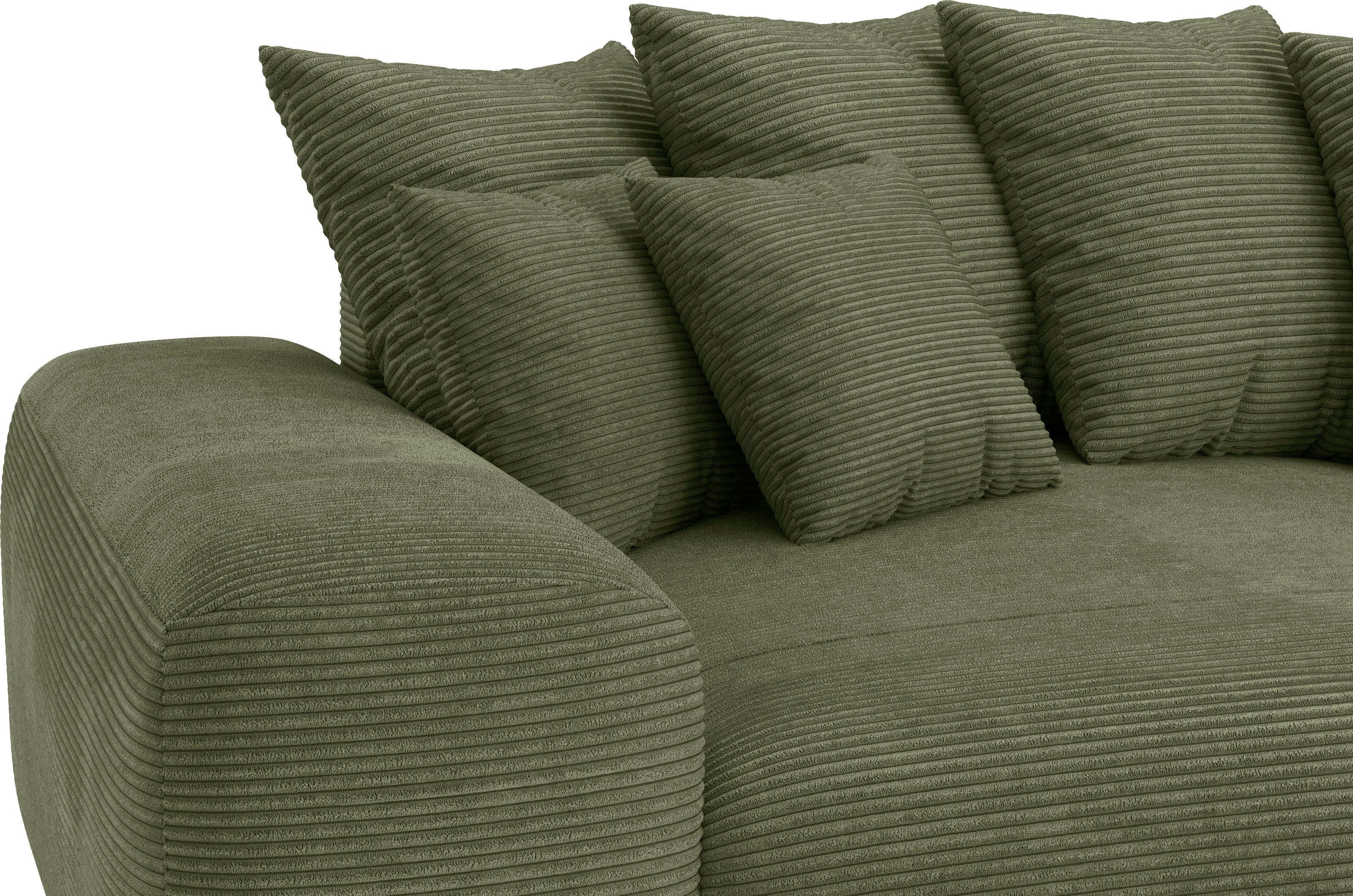 Mr. Couch Hoekbank Sundance L-vorm Doorlopende slaper met EasyBett-slaapfunctie, bedlade