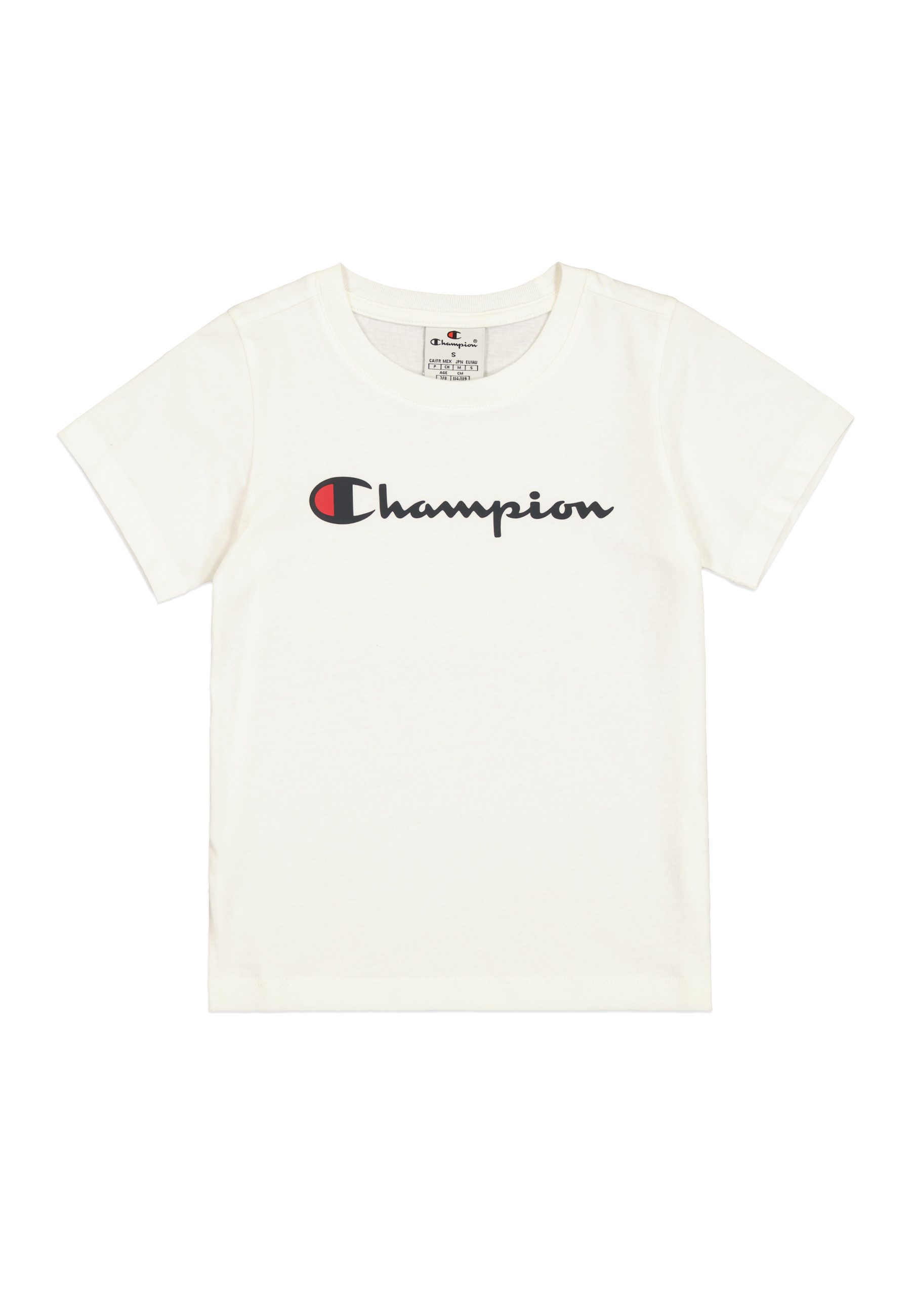 Champion T-shirt CREWNECK T-SHIRT meisjes t-shirts maat S (128/134) blauw