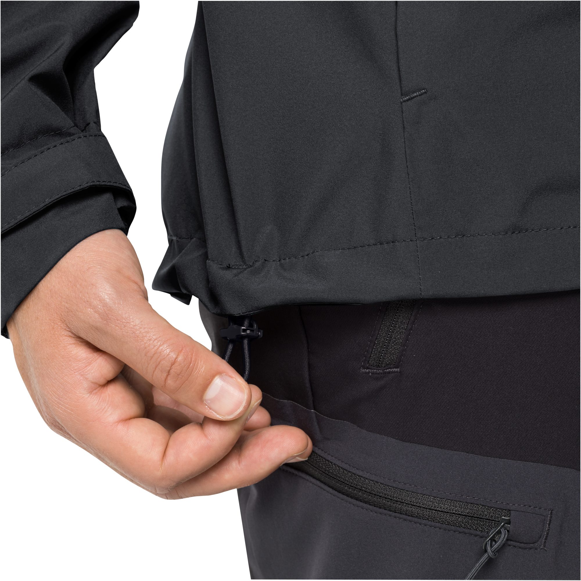 Jack Wolfskin Functioneel jack WEILTAL 2L JKT M met onderarmventilatie