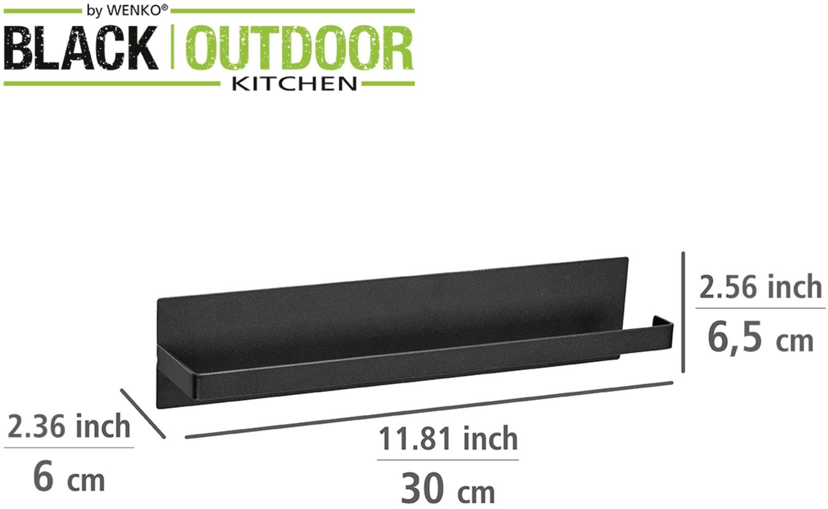 WENKO Wandrolhouder Model Ima magnetisch, voor gangbare keukenrollen, marmer-look