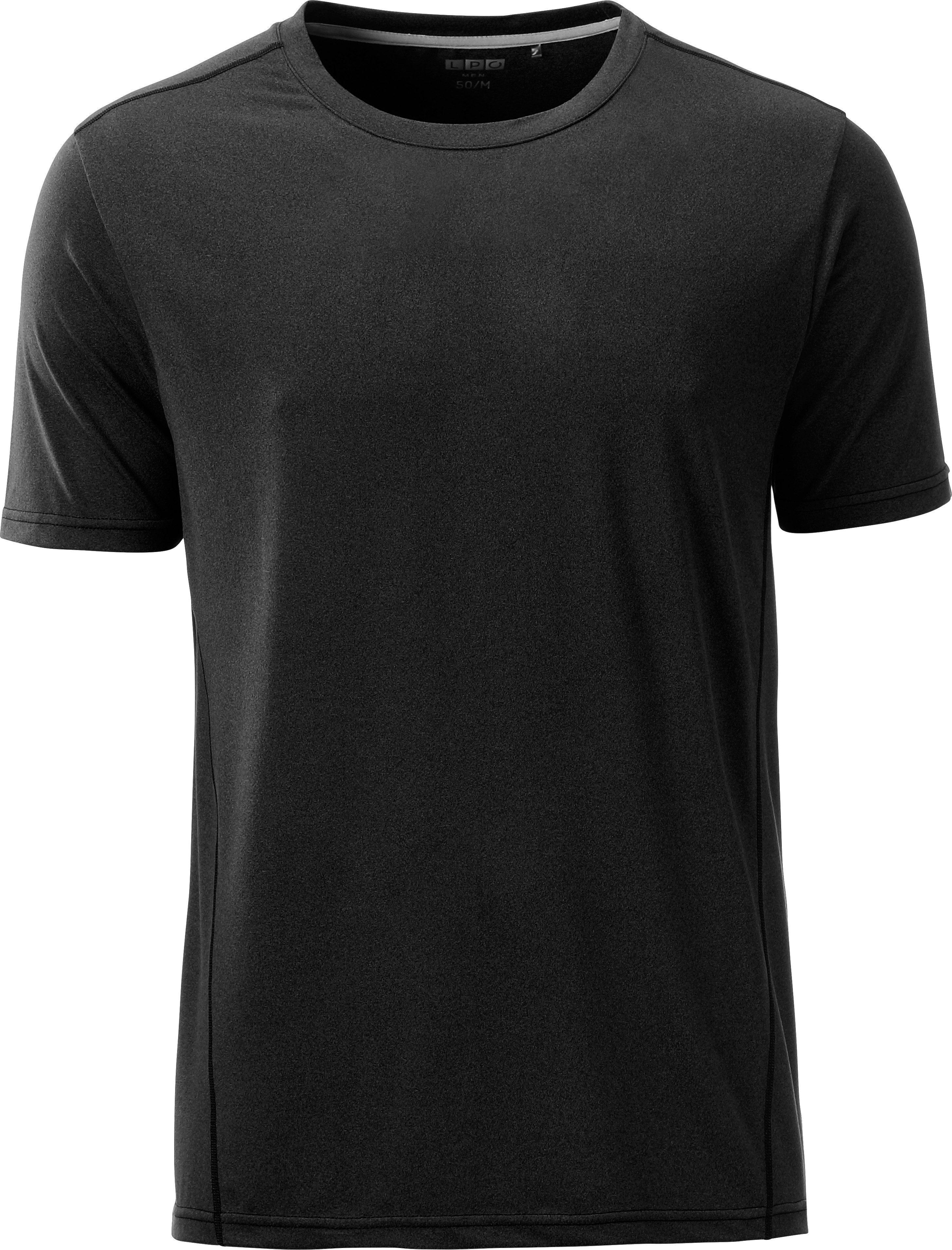 LPO Functioneel shirt Heren functioneel shirt Mathias 2 heren t-shirts maat L zwart