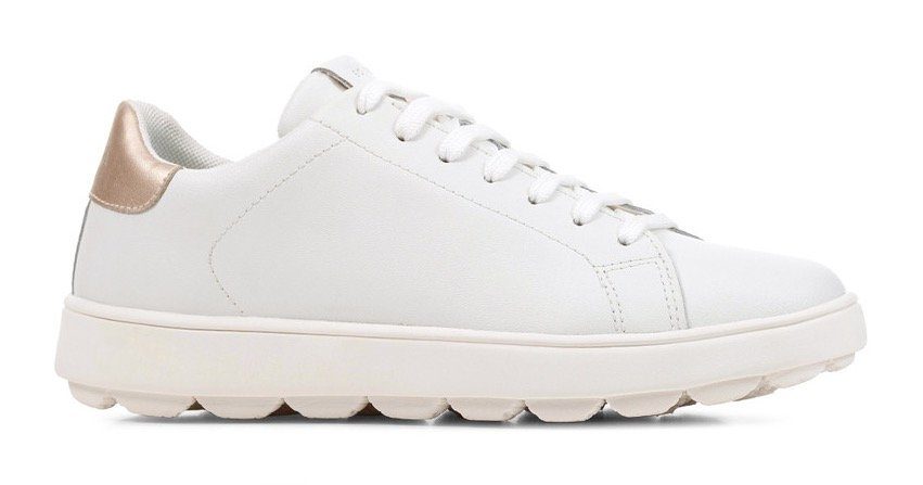 Geox Sneakers D SPHERICA ECUB-1 A met profielzool, vrijetijdsschoen, lage schoen, veterschoen
