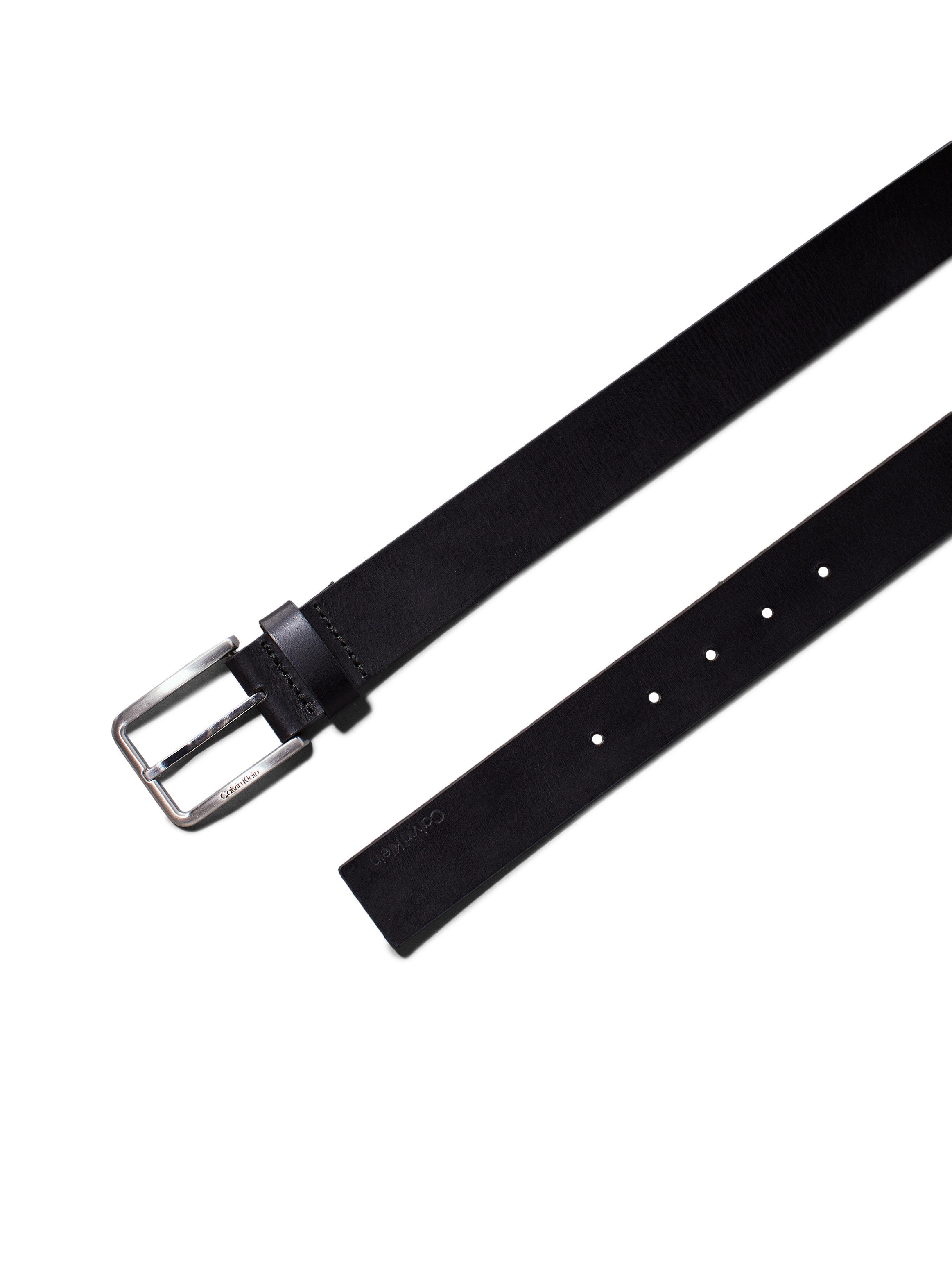 Calvin Klein Leren riem uit geolied nerfleer