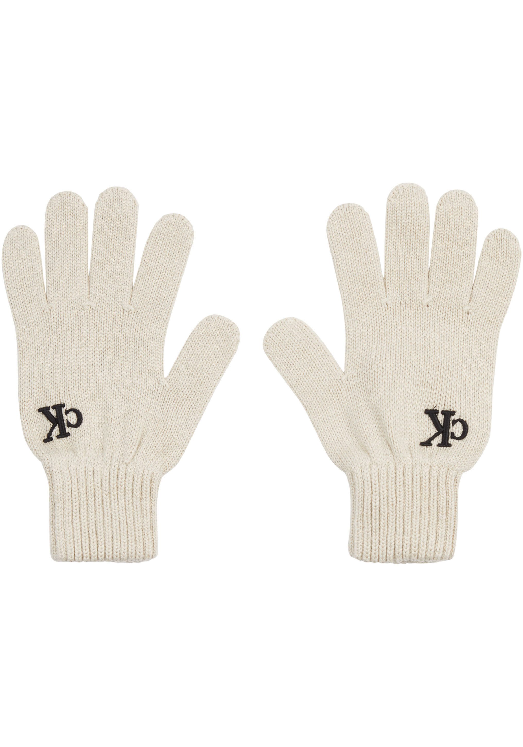 Calvin Klein Gebreide handschoenen SEASONAL POM POM GLOVES