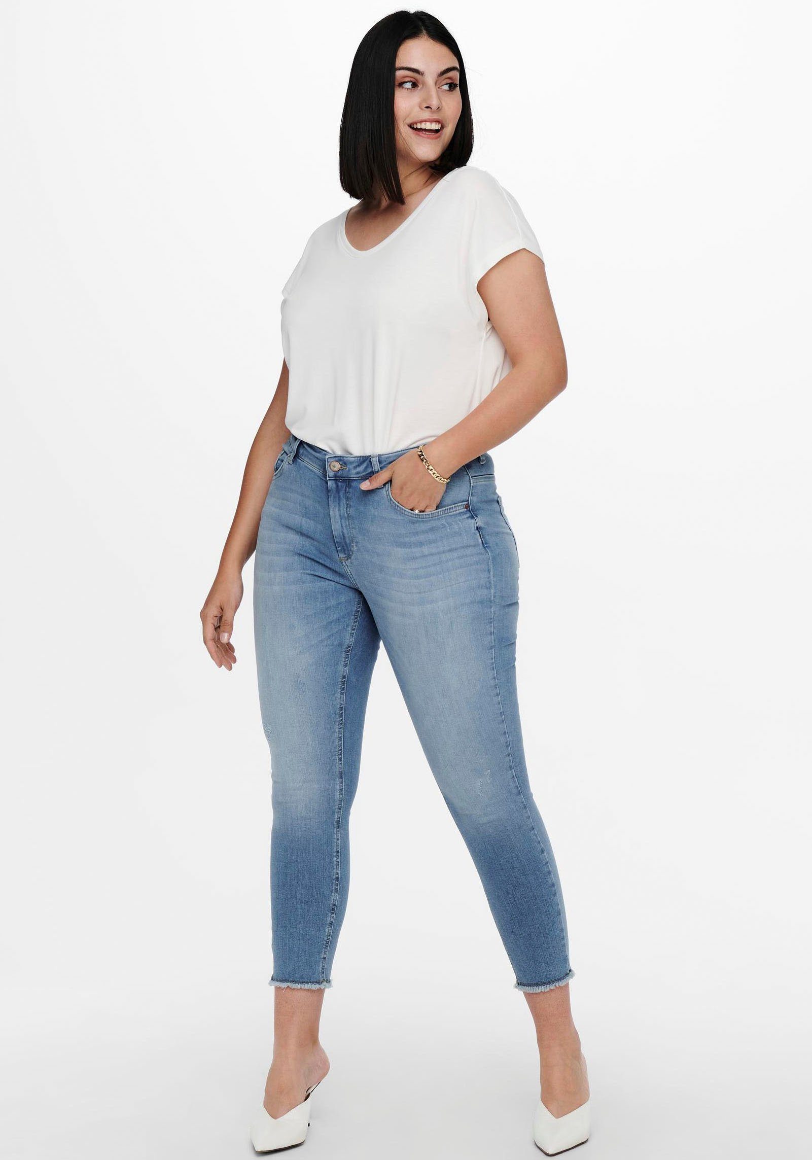 ONLY CARMAKOMA Skinny fit jeans CARWILLY REG SK ANK DNM REA1467 NOOS