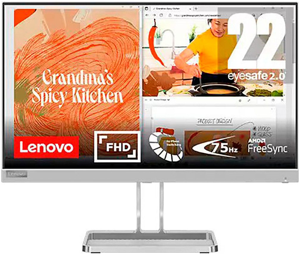 Lenovo Ledscherm L22i-40(G22215FL0), 55 cm / 22", Full HD