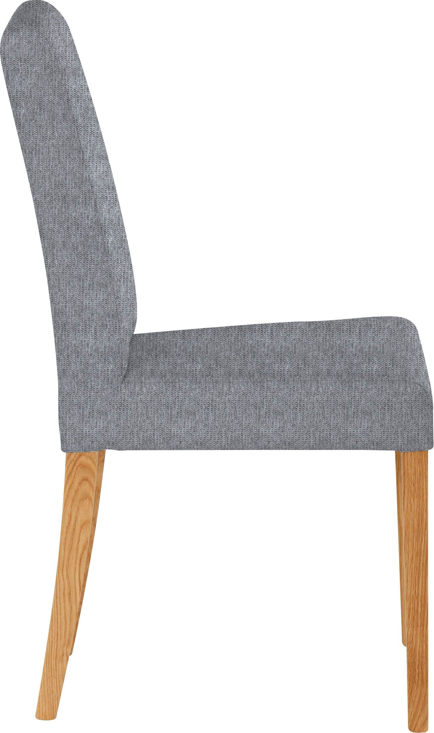 Home affaire Stoel met 4 poten Bologna Frame van massief hout (set)