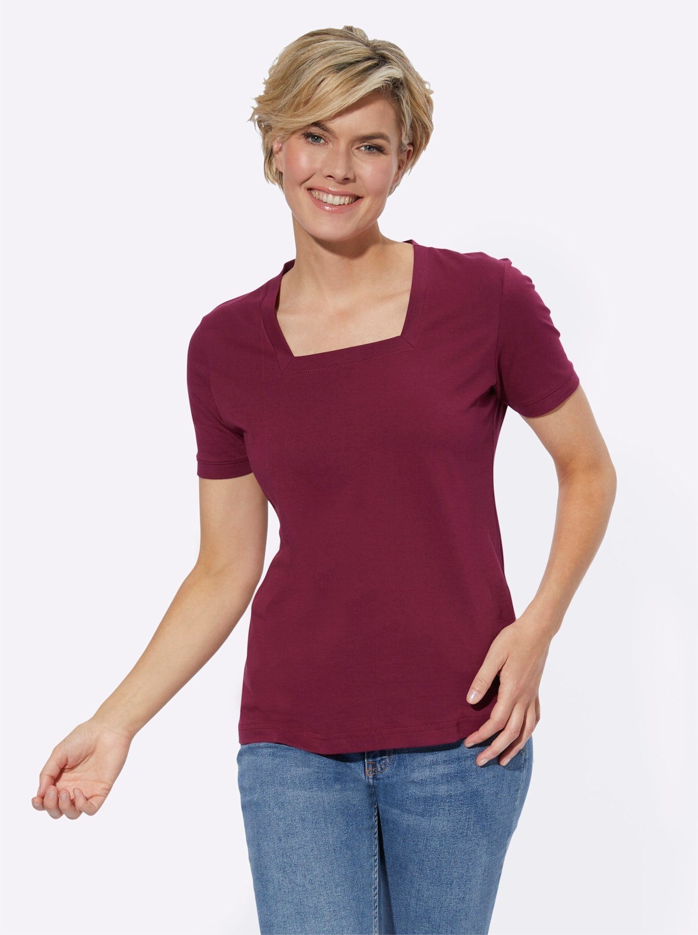 Casual Looks Shirt met korte mouwen Shirt (1-delig)