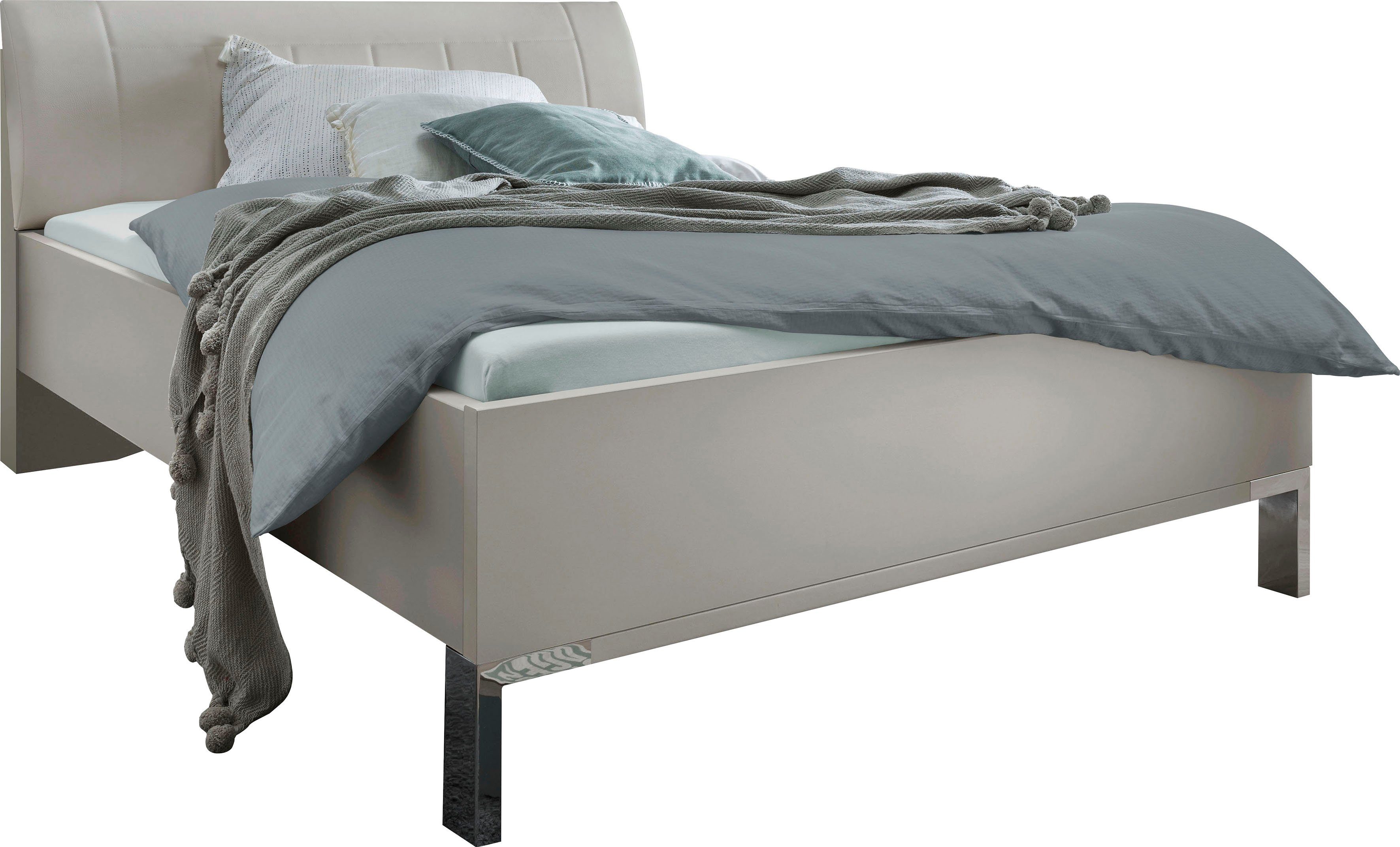 WIEMANN Futonbed Quito viervoudig verstelbare lighoogte futonbedden grijs