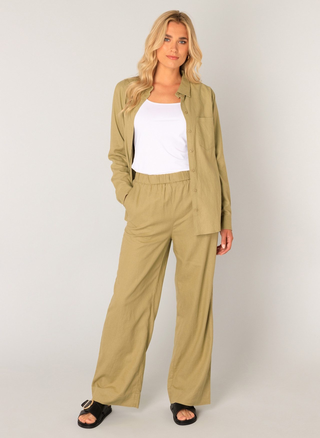 Base Level Linnen broek YUL