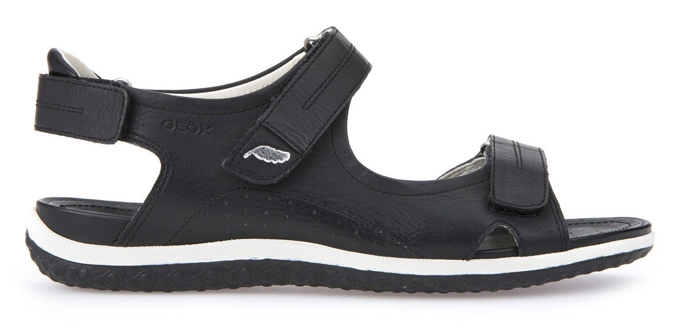 Geox Sandalen D SANDAL VEGA zomerschoen, sandaal, klittenbandschoen, met leren binnenzool