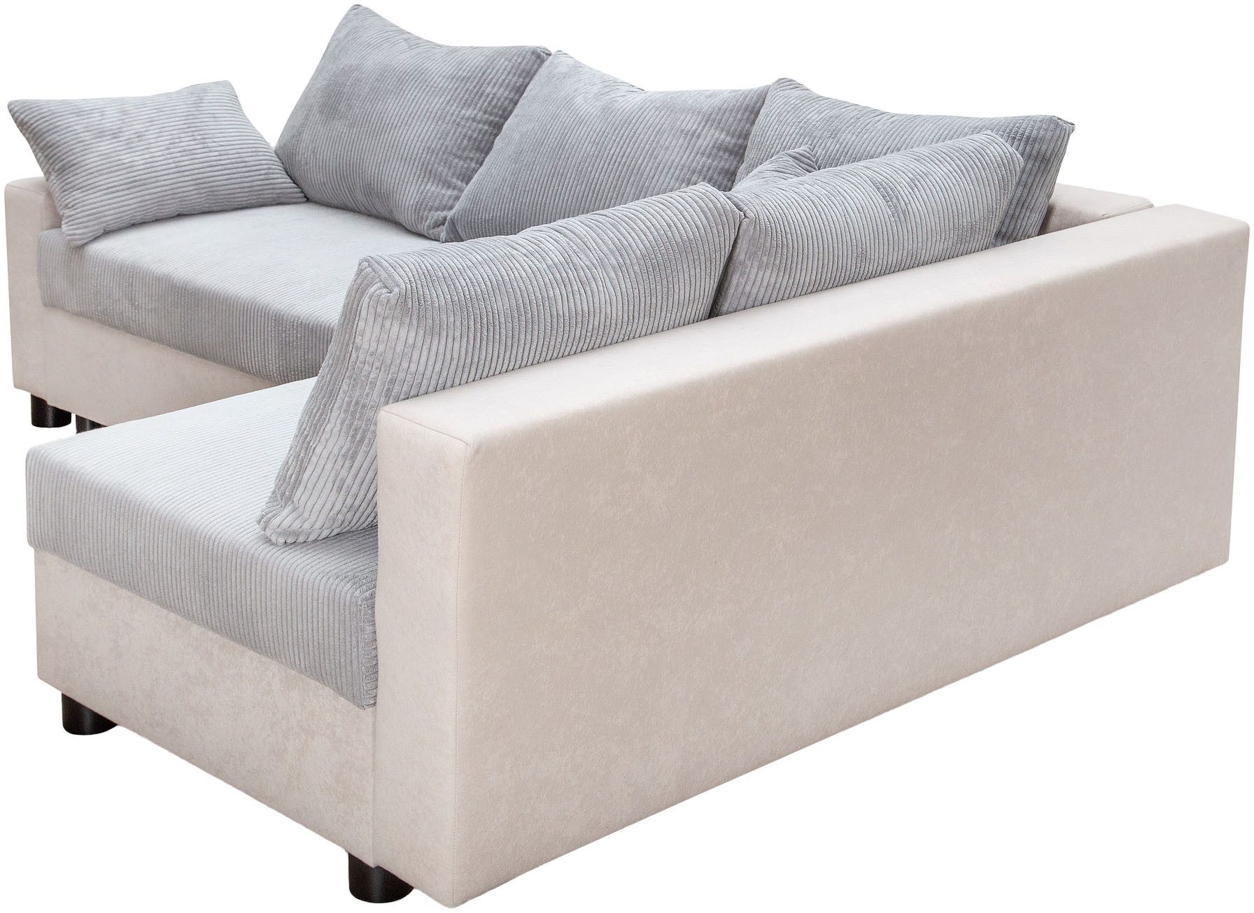 COLLECTION AB Hoekbank Parma L-vorm met slaapfunctie en bedlade, inclusief kussens, bonell-federkern