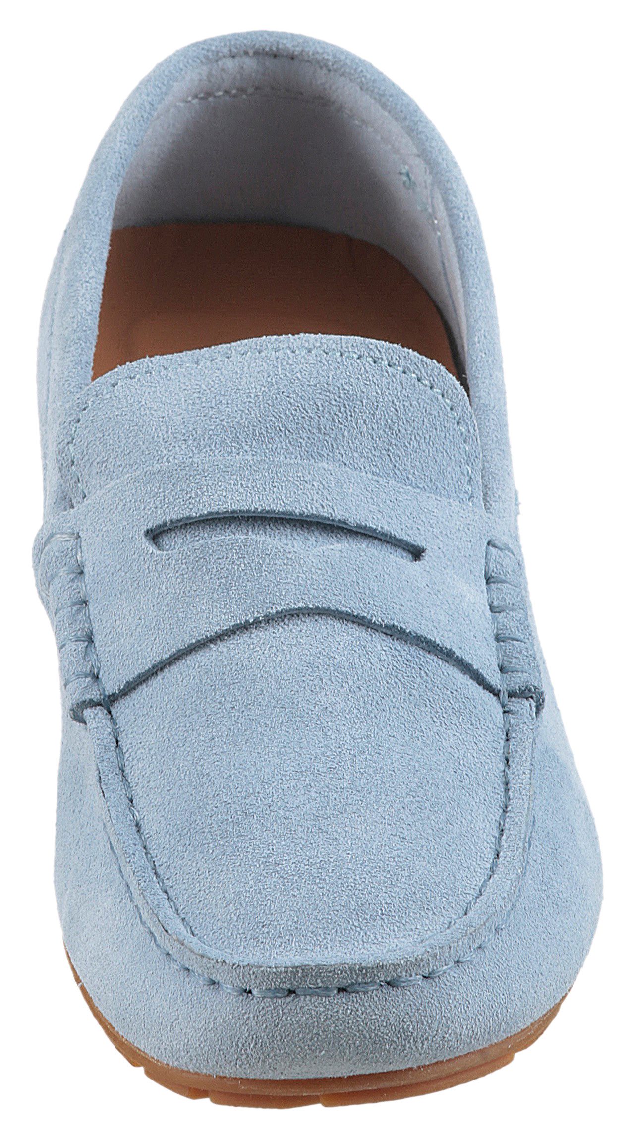 Tommy Hilfiger Instappers FLAG SOFT SUEDE DRIVER LOAFER , instapschoen, comfortabele schoen, moccasin, flats met modieuze decoratieve sluiting