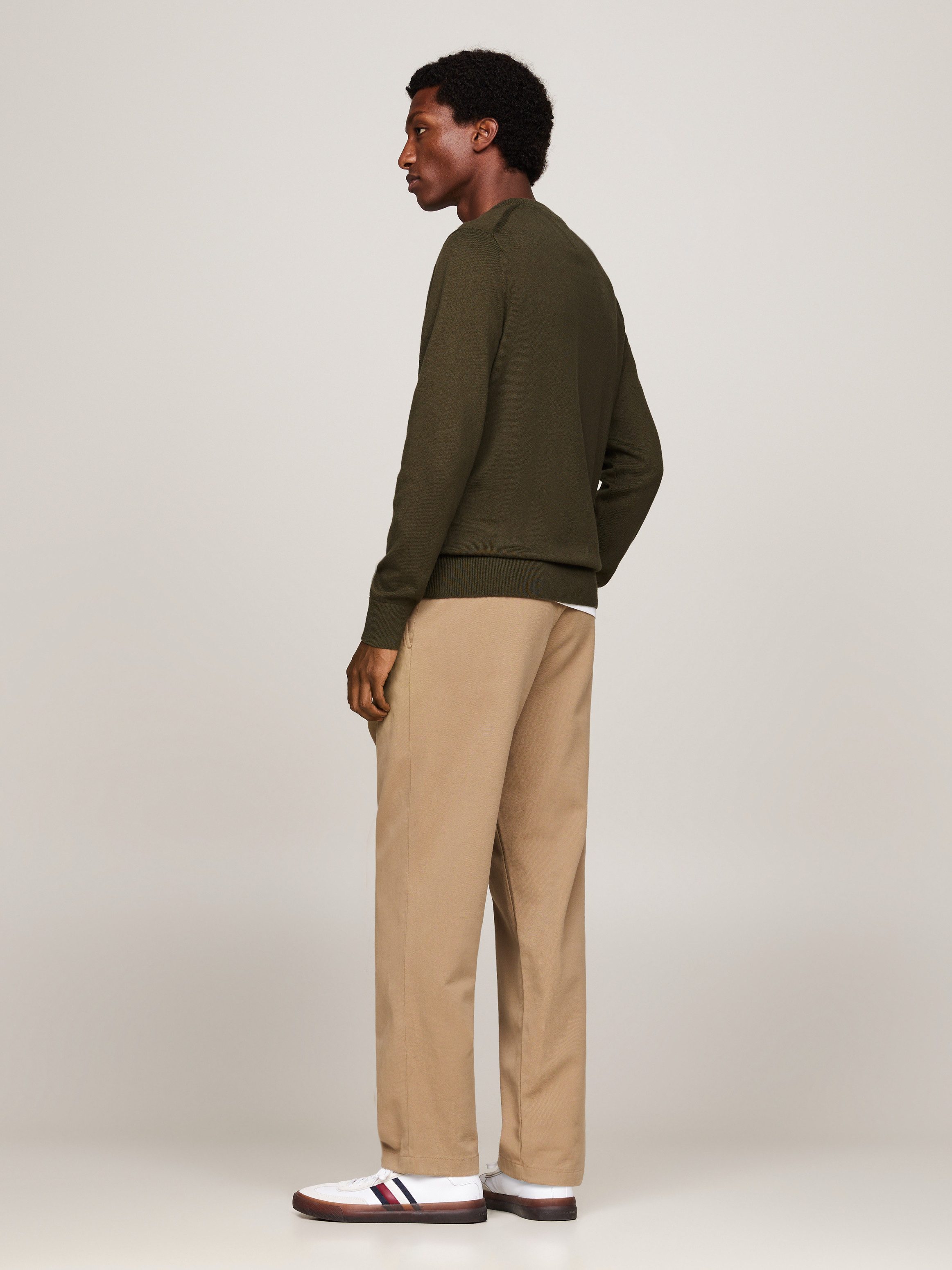 Tommy Hilfiger Trui met ronde hals PIMA ORG CTN CASHMERE CREW NECK