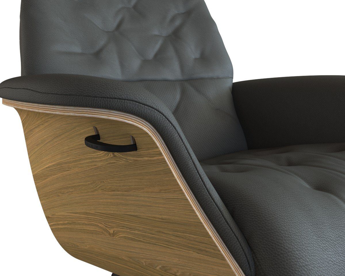 FLEXLUX Relaxfauteuil Volden, functionele stoel, gestoffeerde stoel, armleuningen, TV-fauteuil