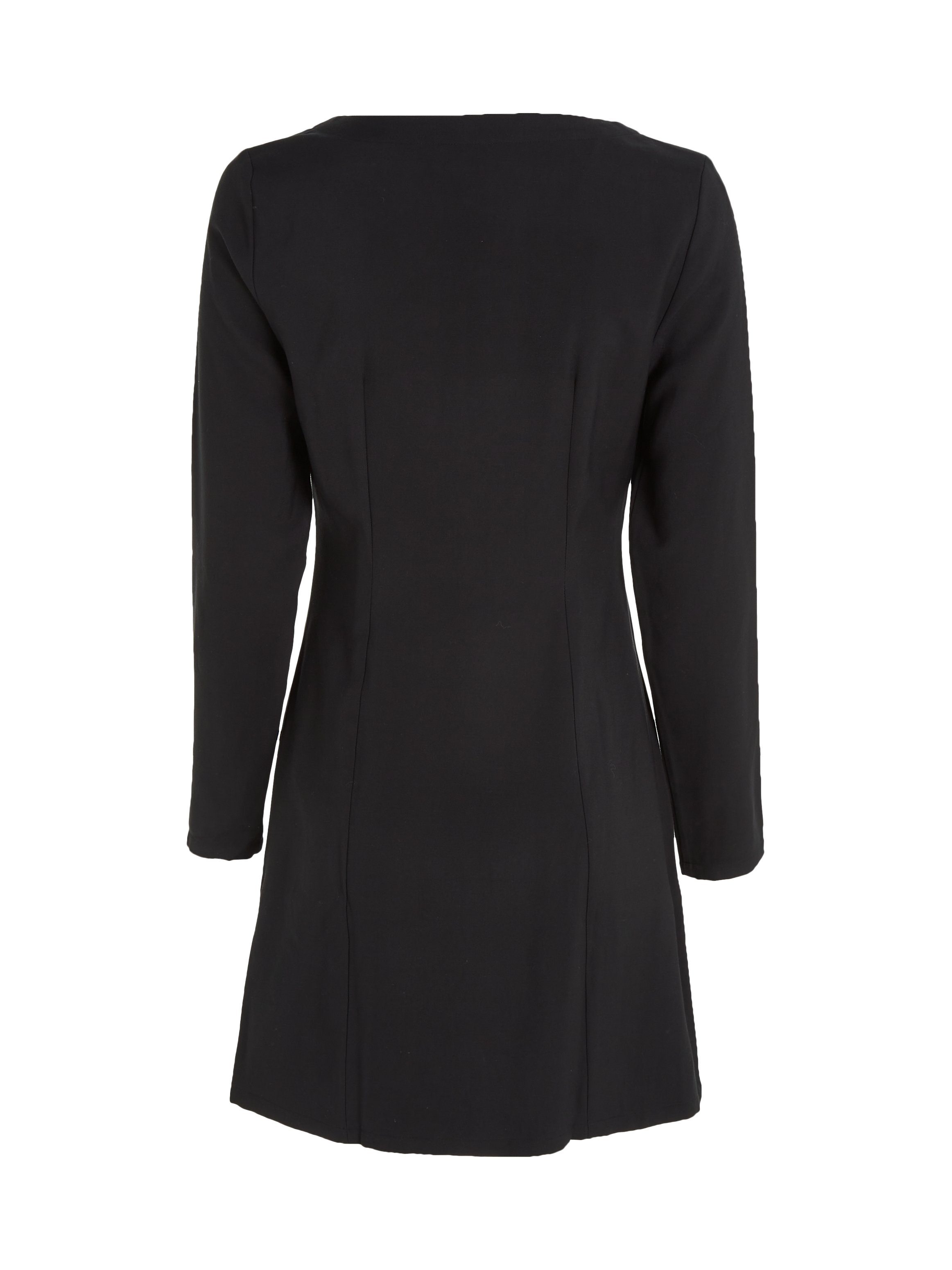 Calvin Klein Blousejurk LONG SLEEVE ZIPPED MINI DRESS