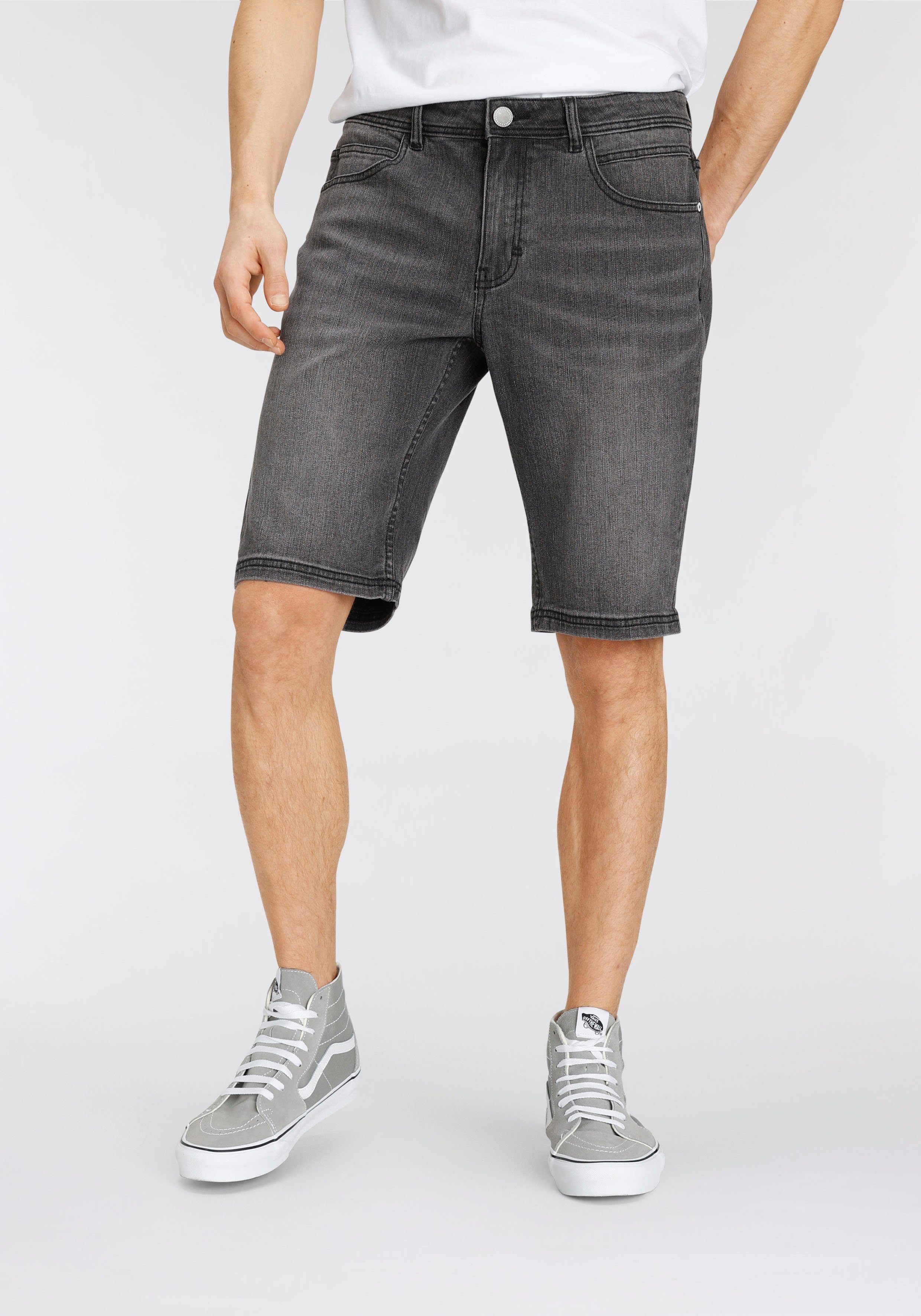 AJC Short in 5-pocketsstijl heren bermuda broeken maat 42 grijs