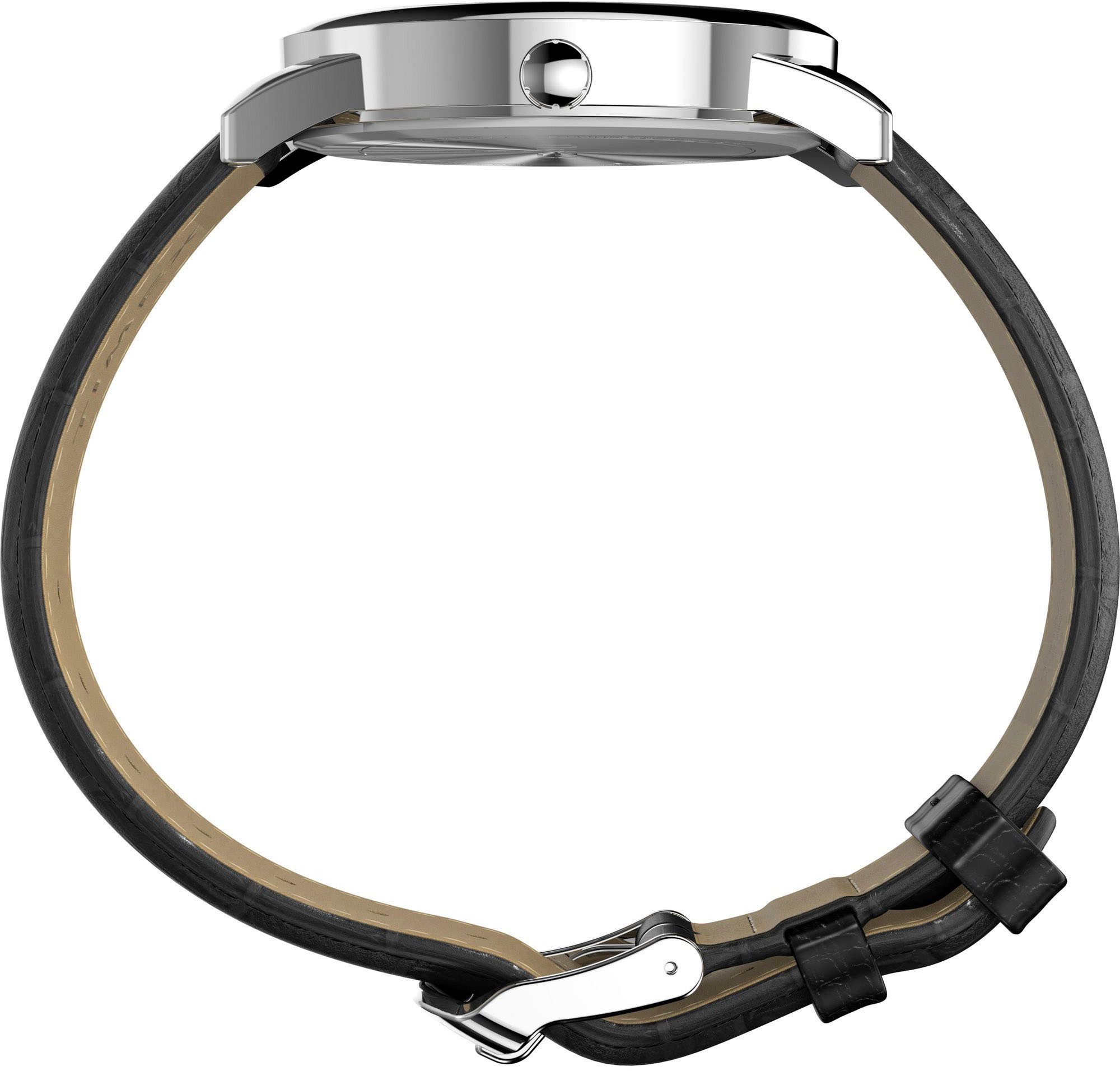 Timex Kwartshorloge EASY READER CLASSIC Horloge, herenhorloge, dameshorloge, leren band, datum
